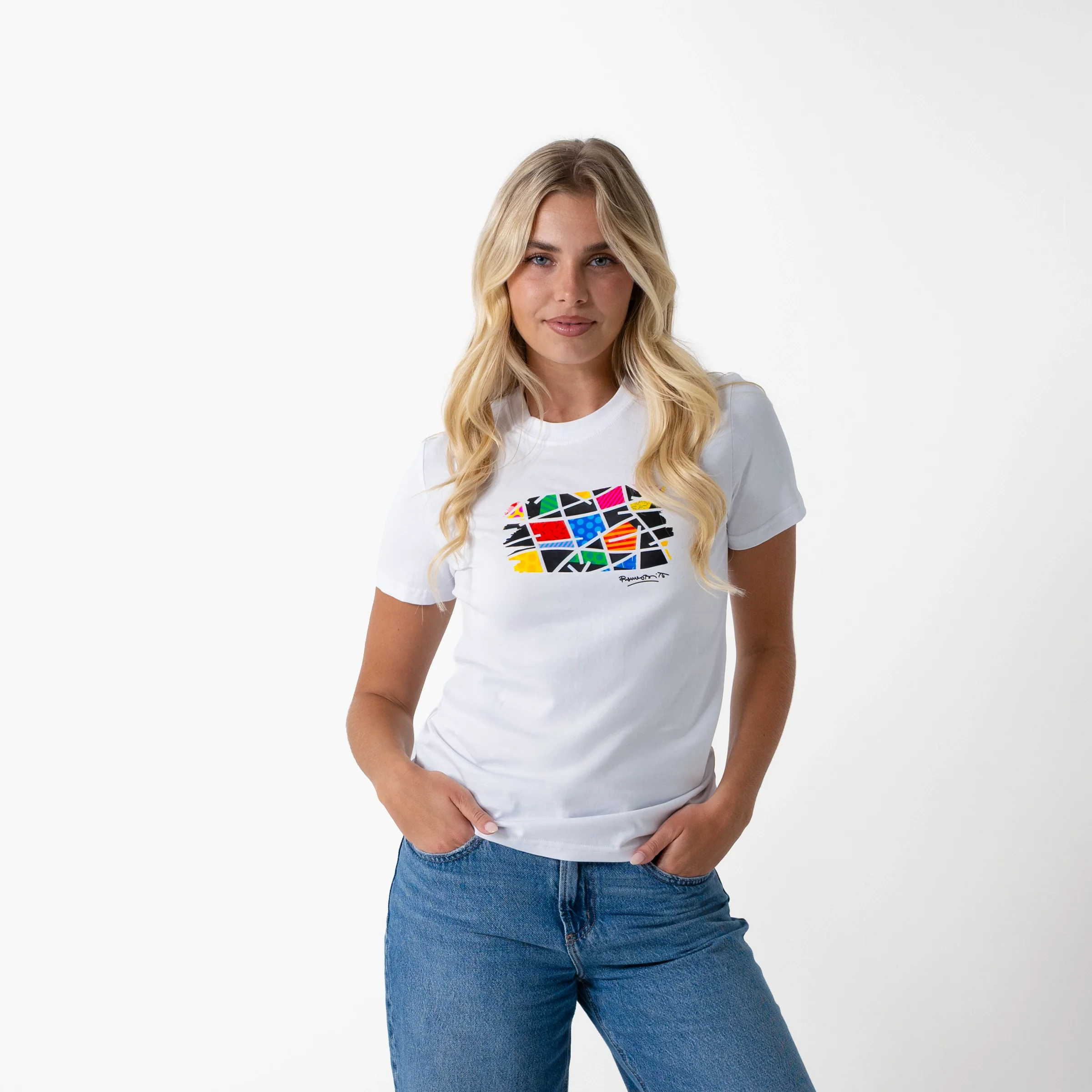 Night Landscape Britto T-Shirt For Women