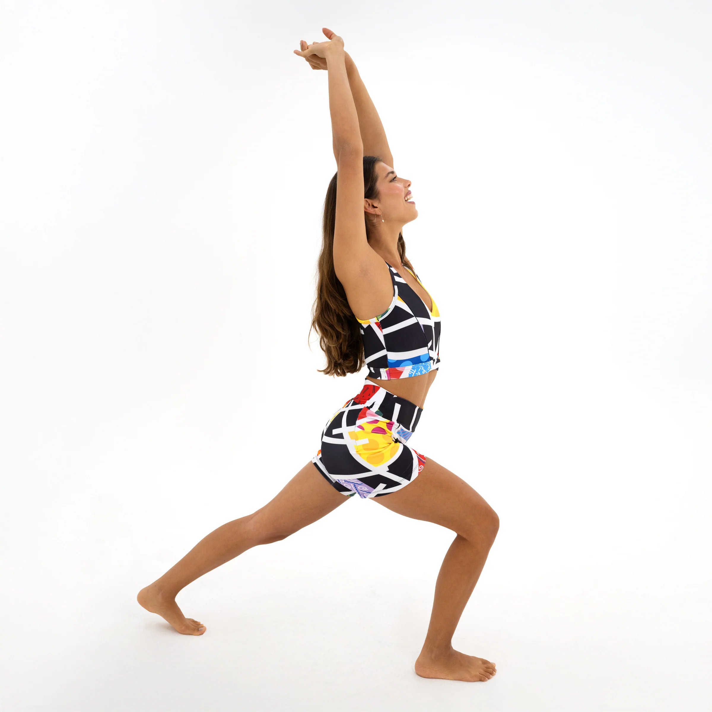 Midnight Landscape Britto Yoga Shorts - Image 6