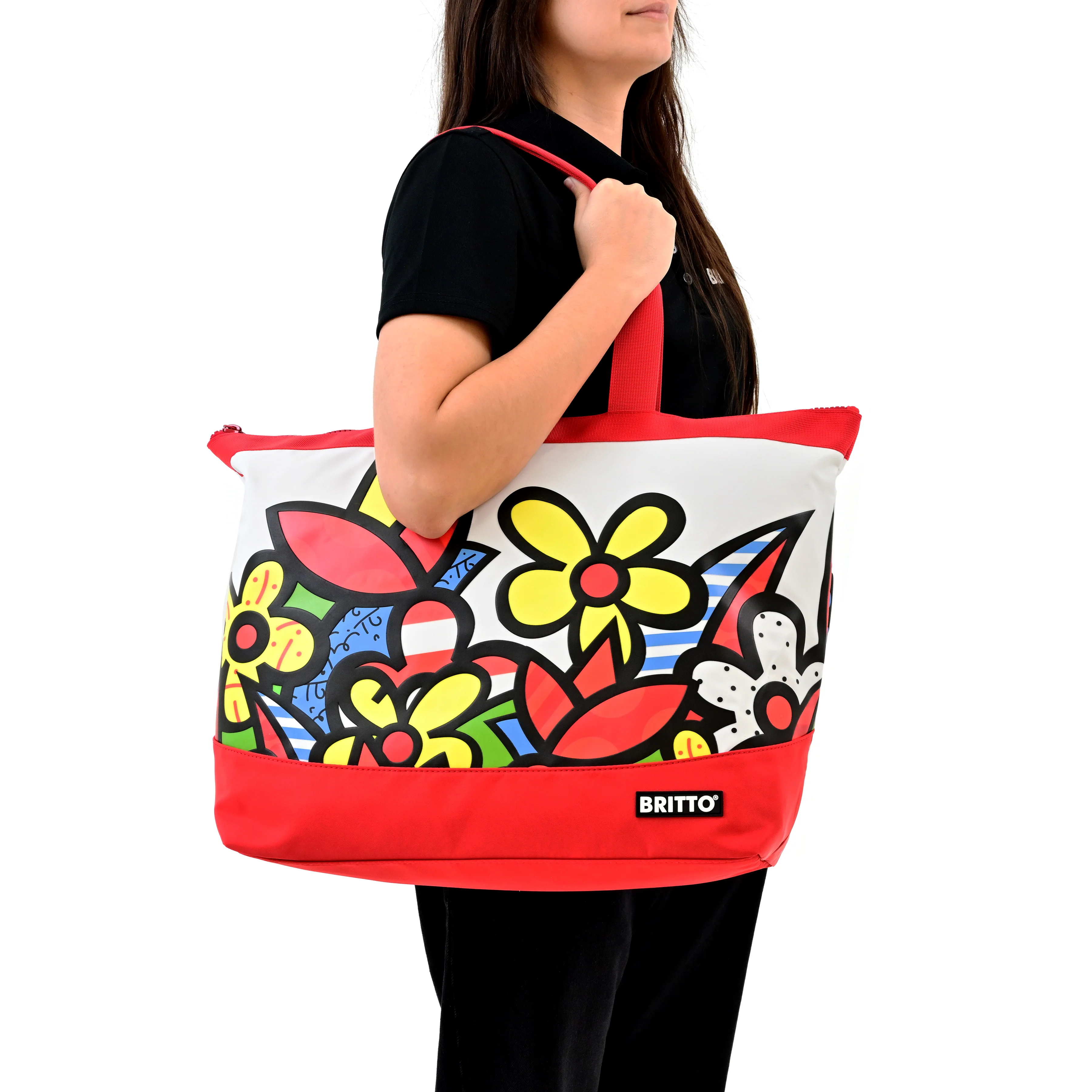 Flowers Britto Tote Bag - Image 3