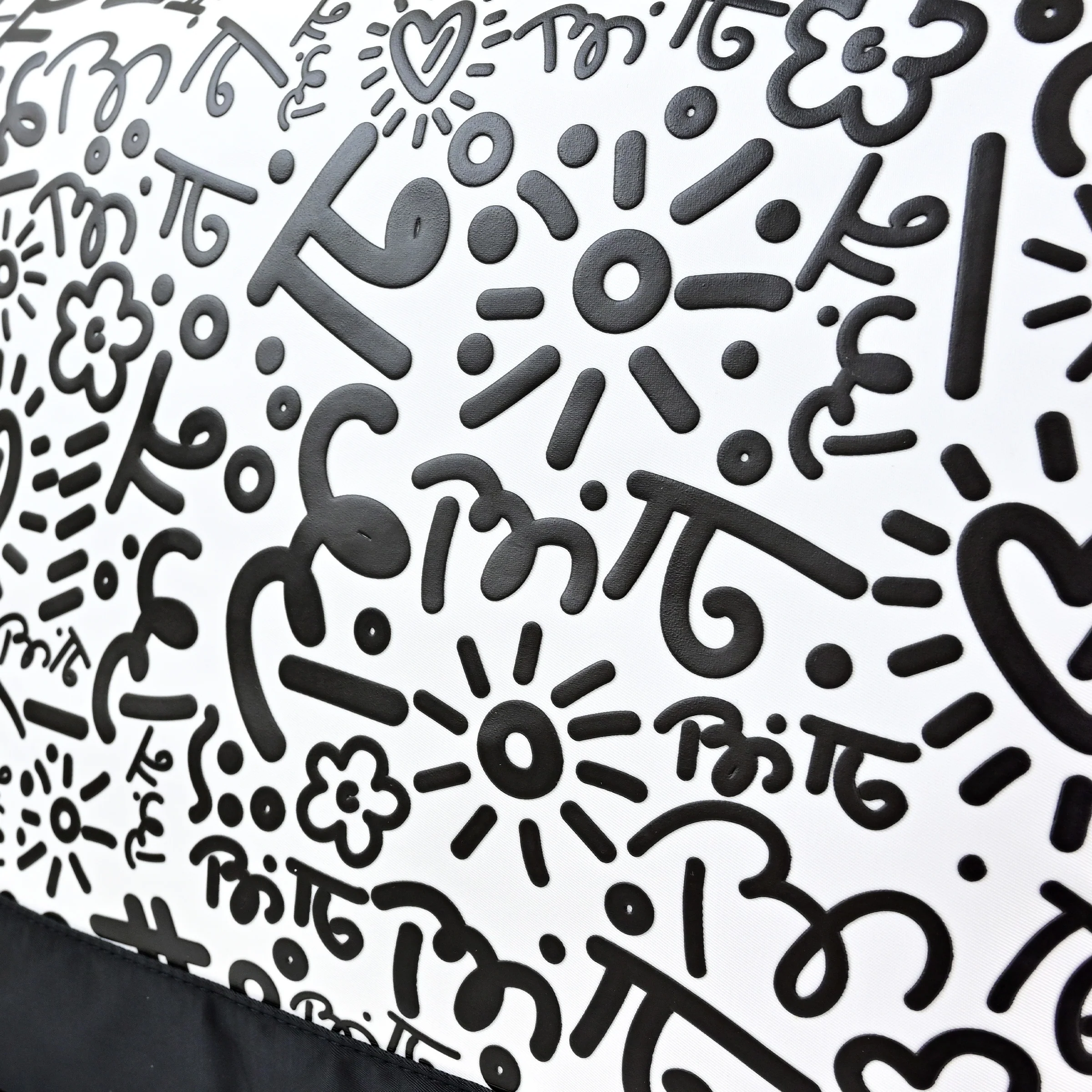 Graffiti Black Britto Tote Bag - Image 7