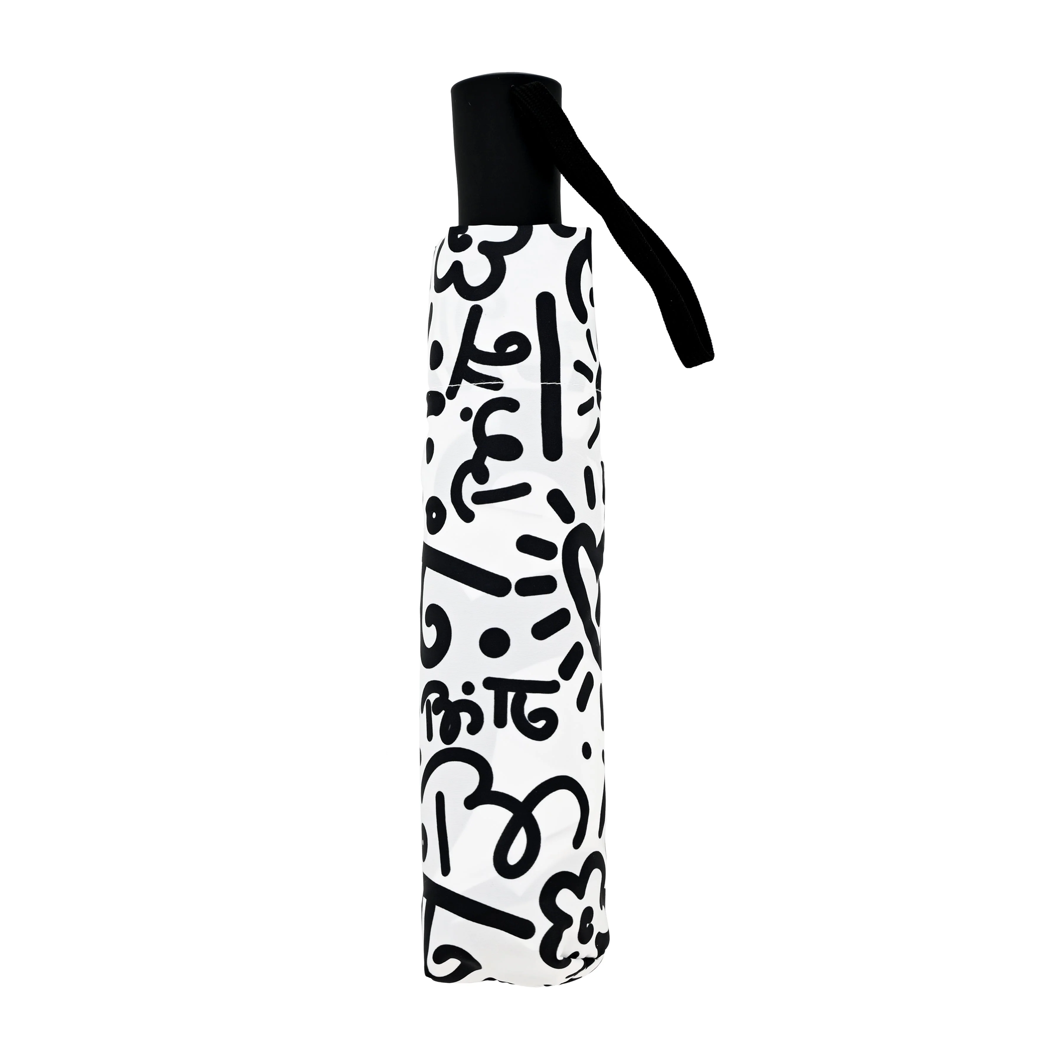 White Graffiti Britto Umbrella - Image 3
