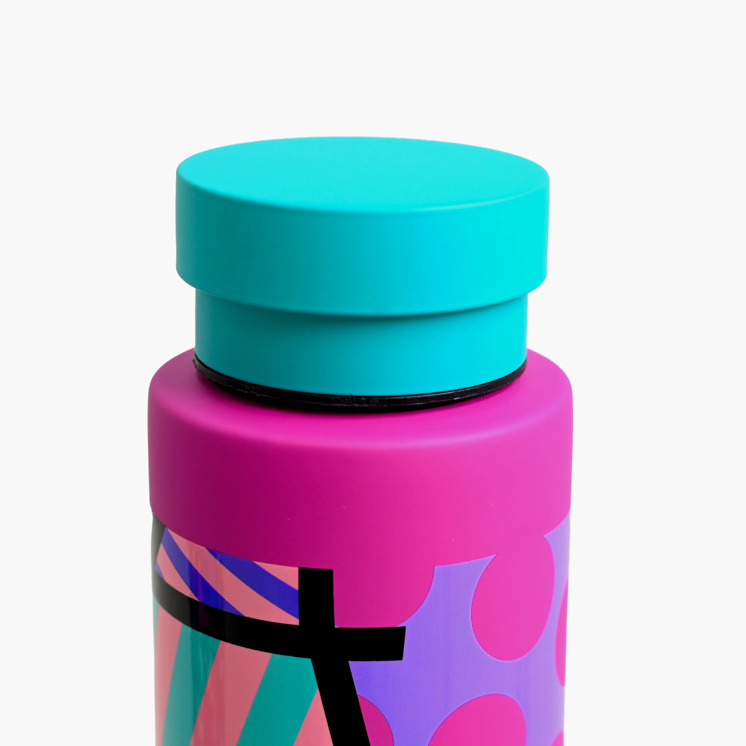 Pink Landscape Britto Water Bottle - Image 4