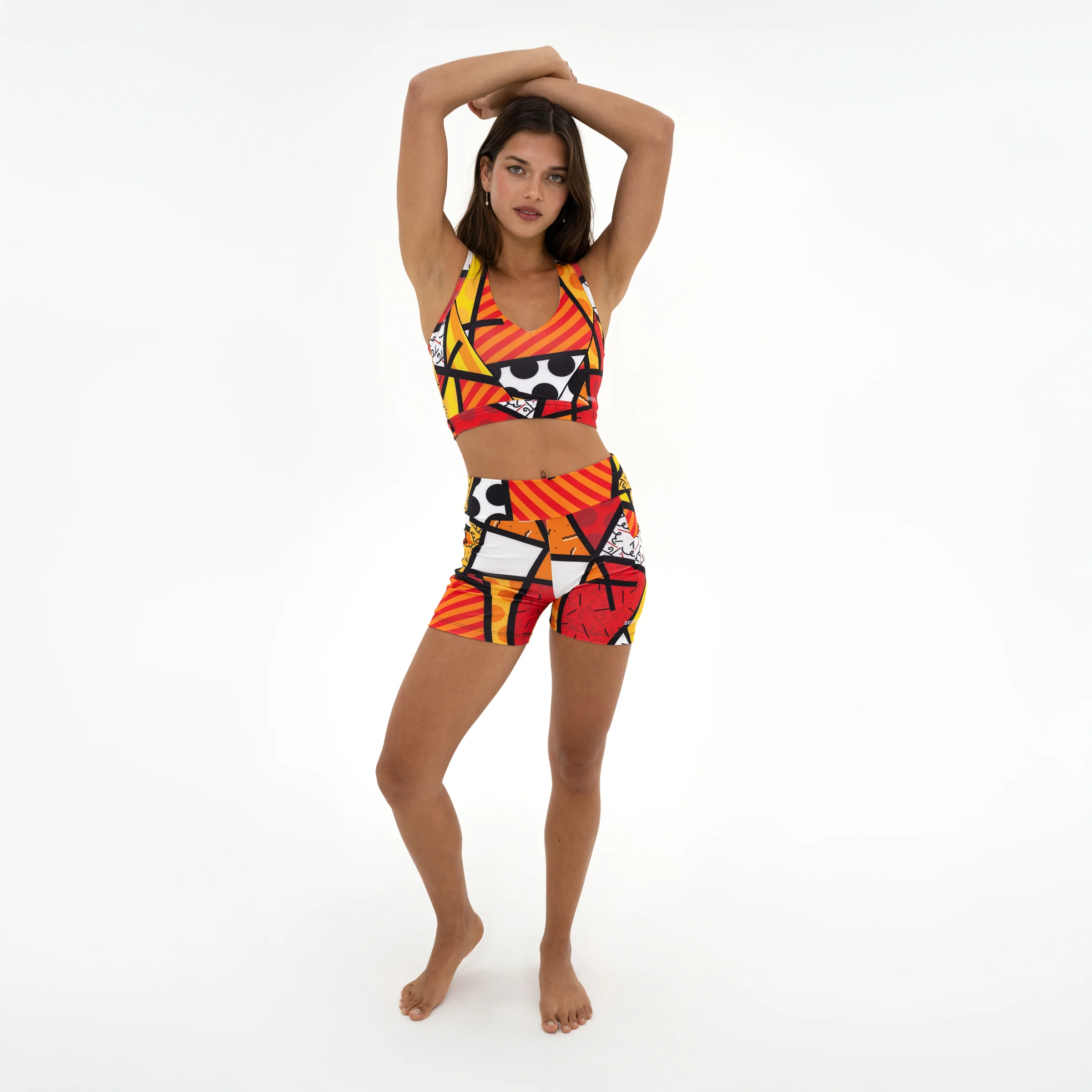 Red Landscape Brito Yoga Top - Image 3