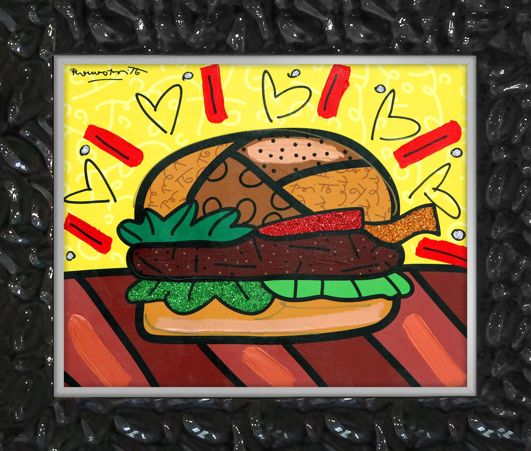 Burger - Mixed Media Original - Image 10
