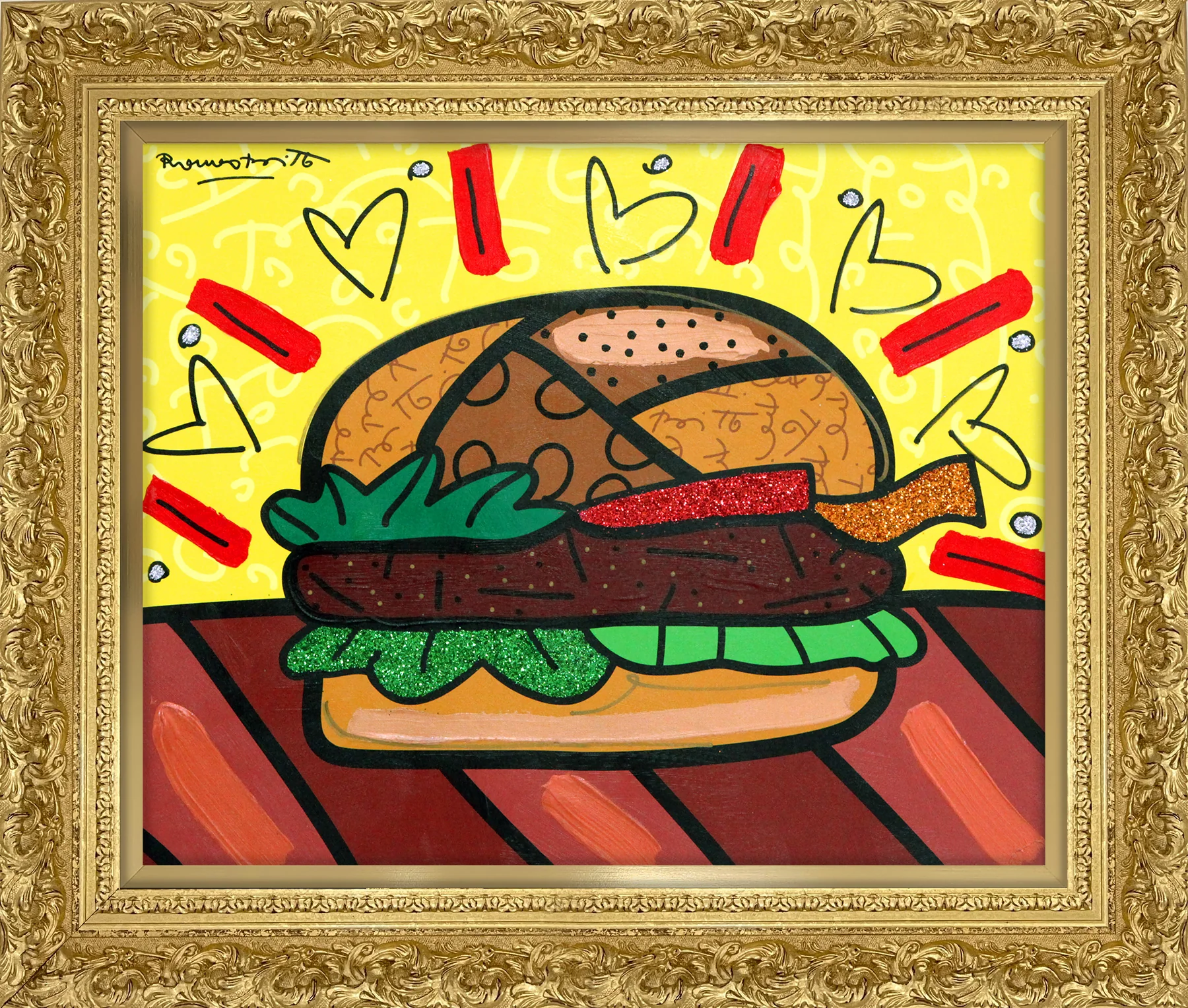Burger - Mixed Media Original - Image 12