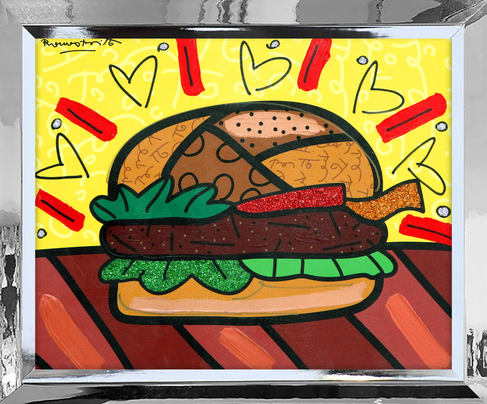 Burger - Mixed Media Original - Image 13