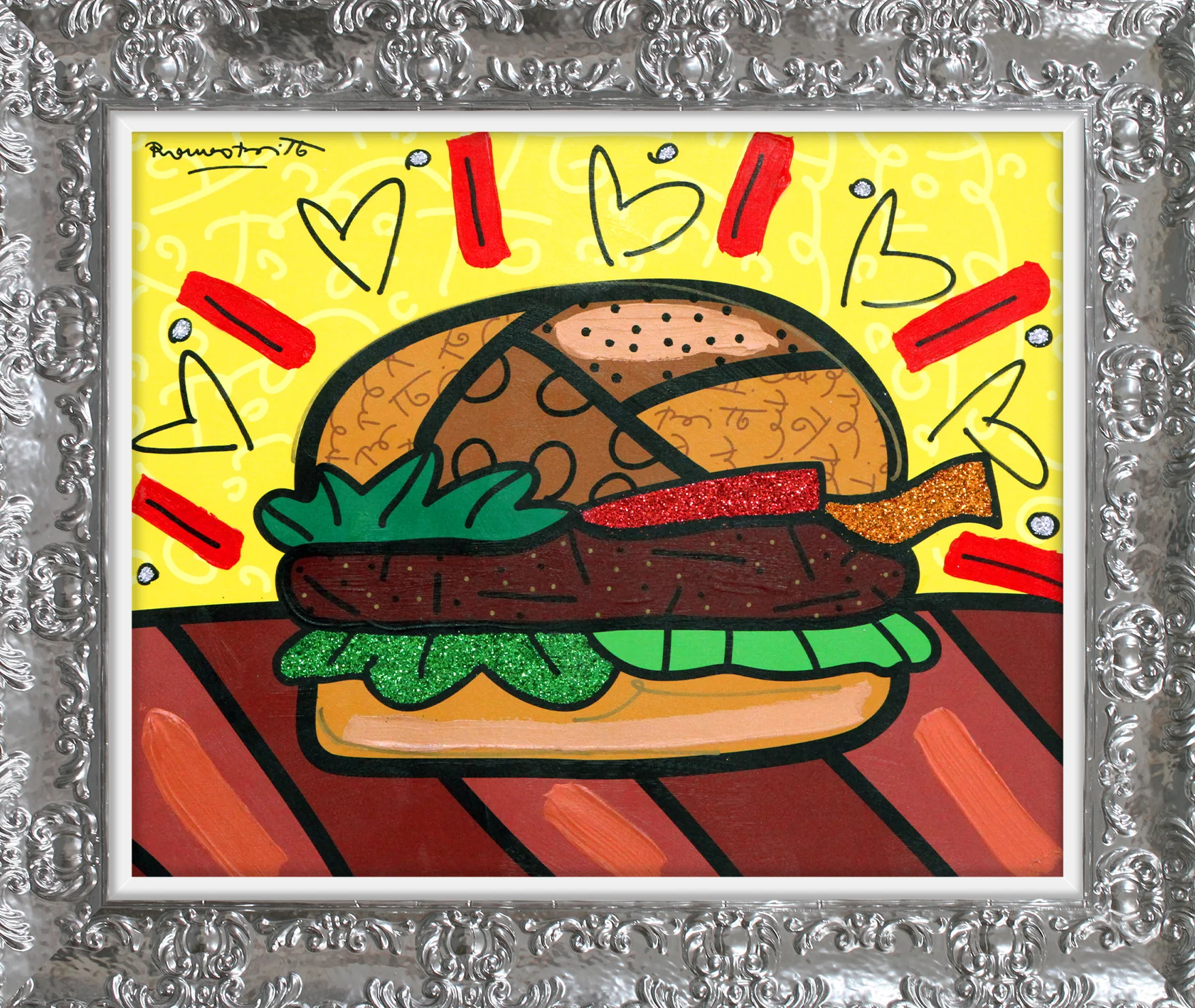 Burger - Mixed Media Original - Image 15