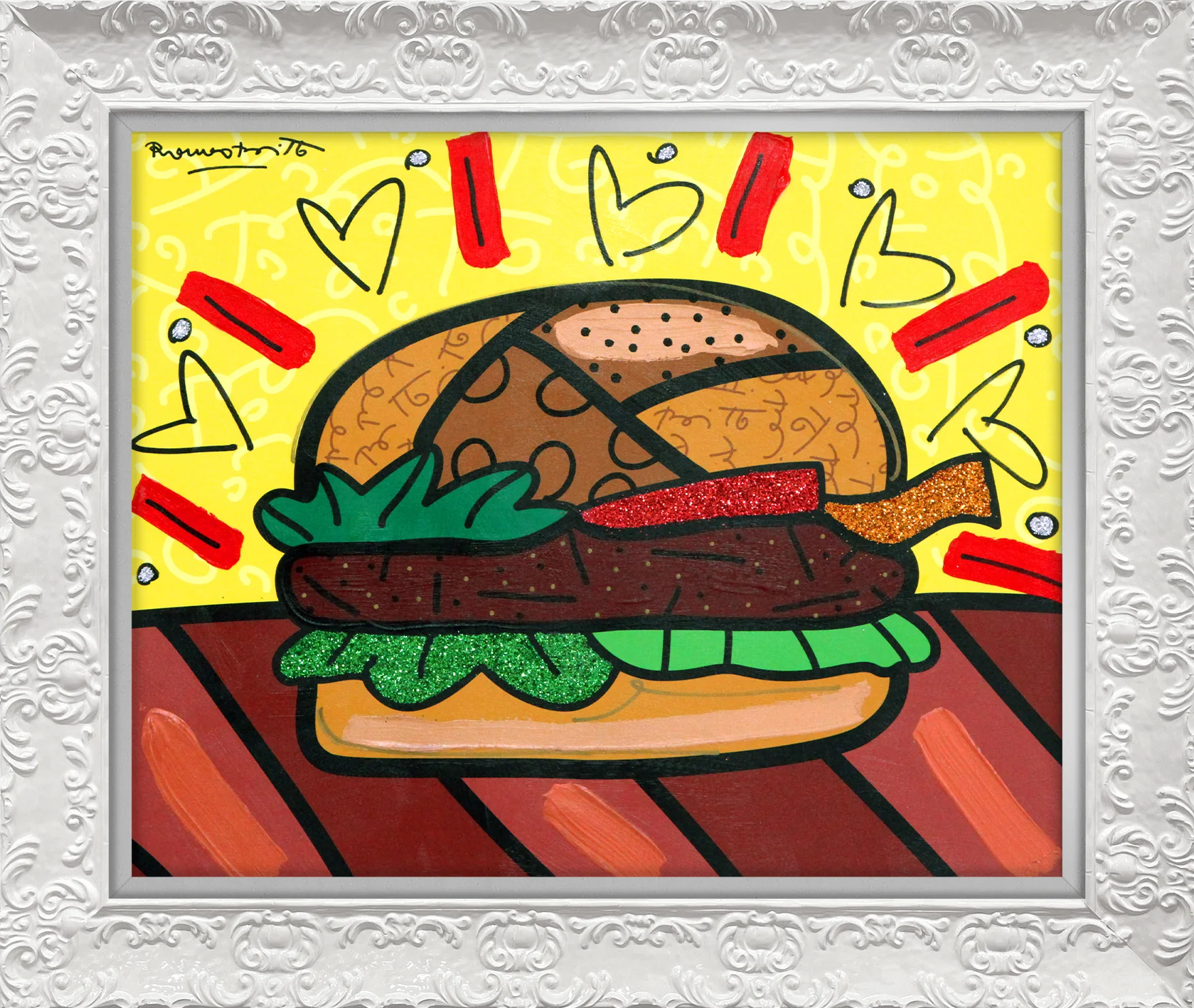 Burger - Mixed Media Original - Image 16