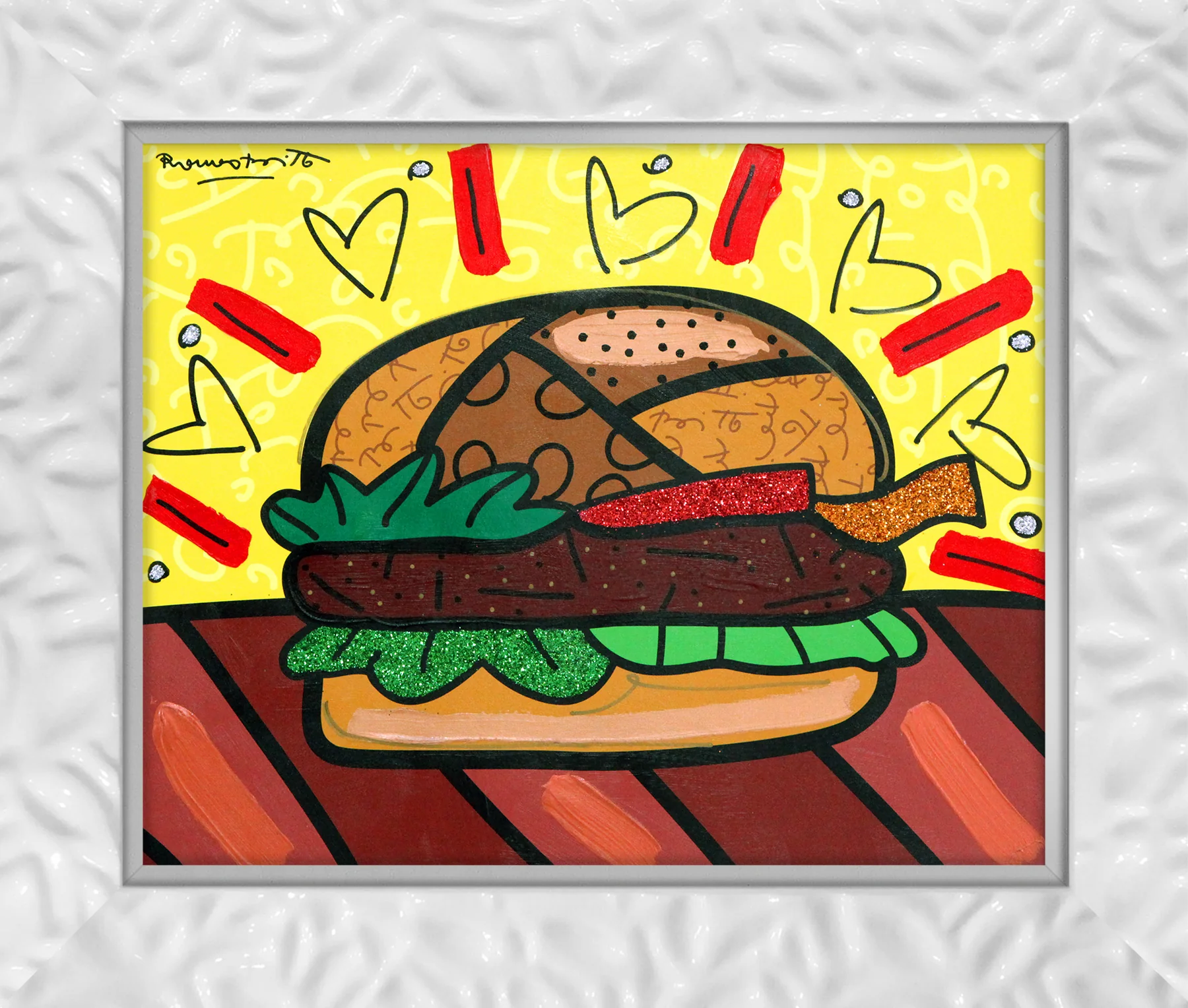 Burger - Mixed Media Original - Image 18