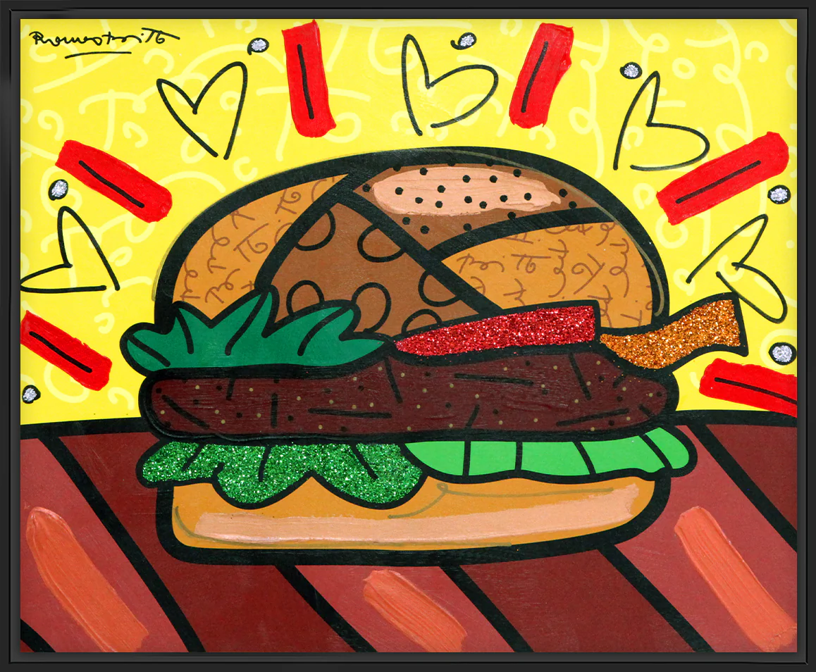 Burger - Mixed Media Original - Image 2