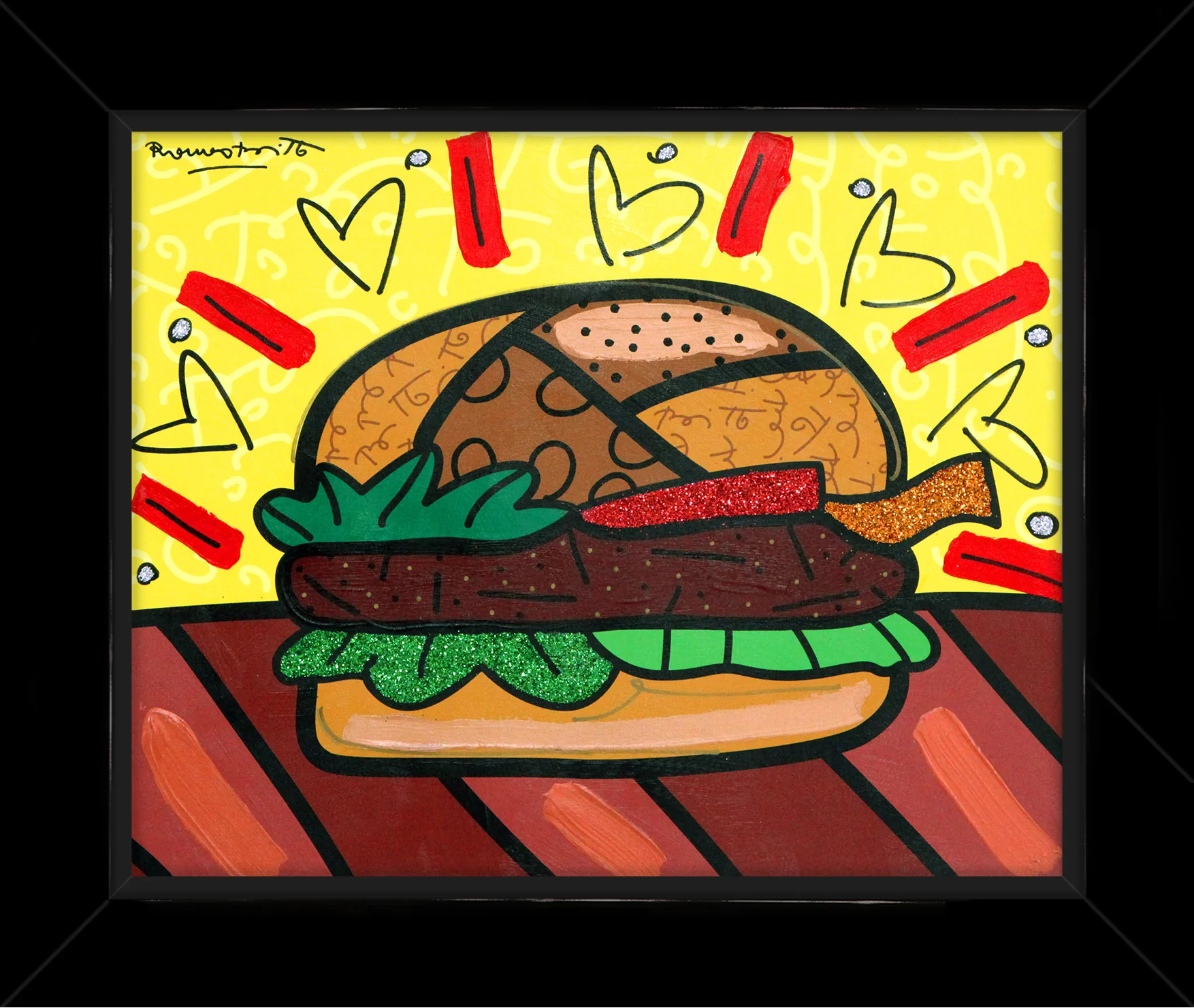 Burger - Mixed Media Original - Image 6