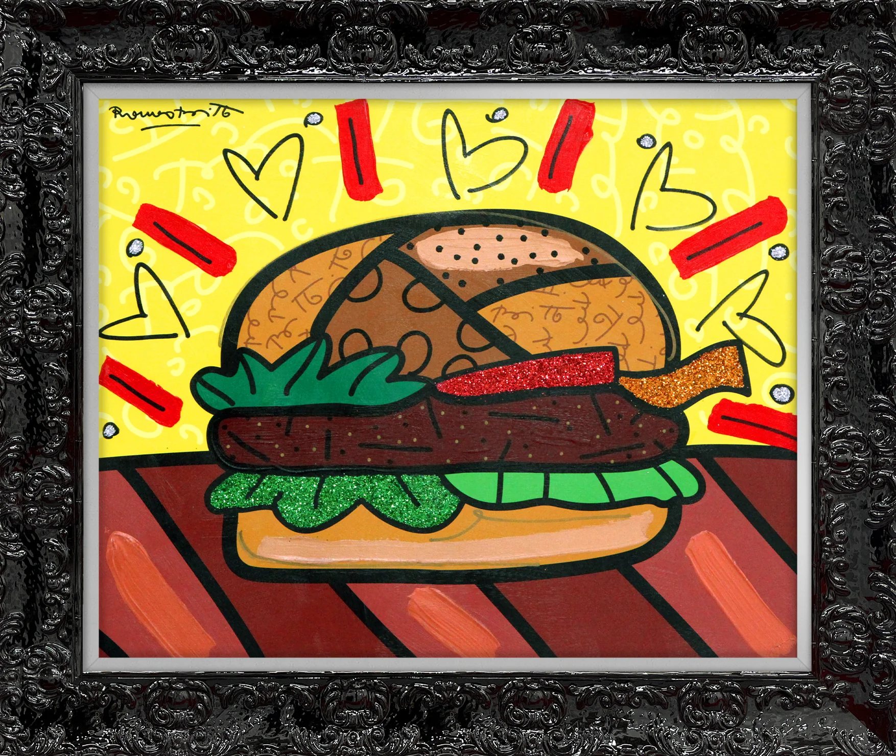 Burger - Mixed Media Original - Image 9