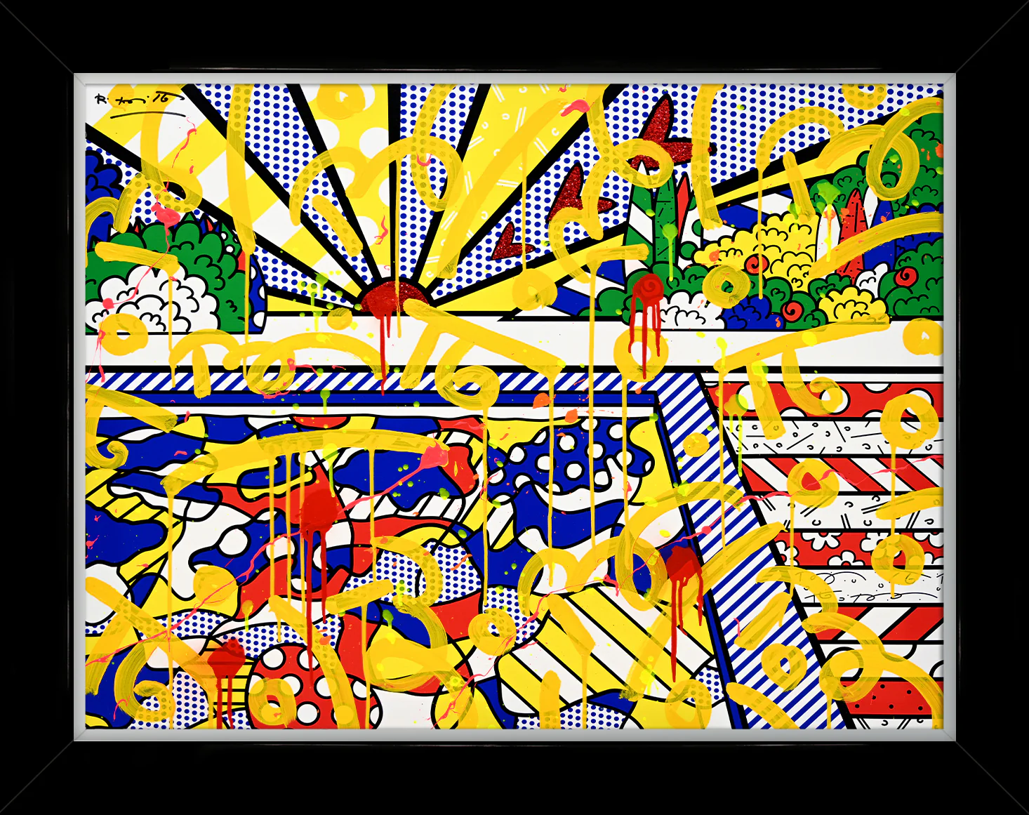 California Pool - Mixed Media Original - Image 17