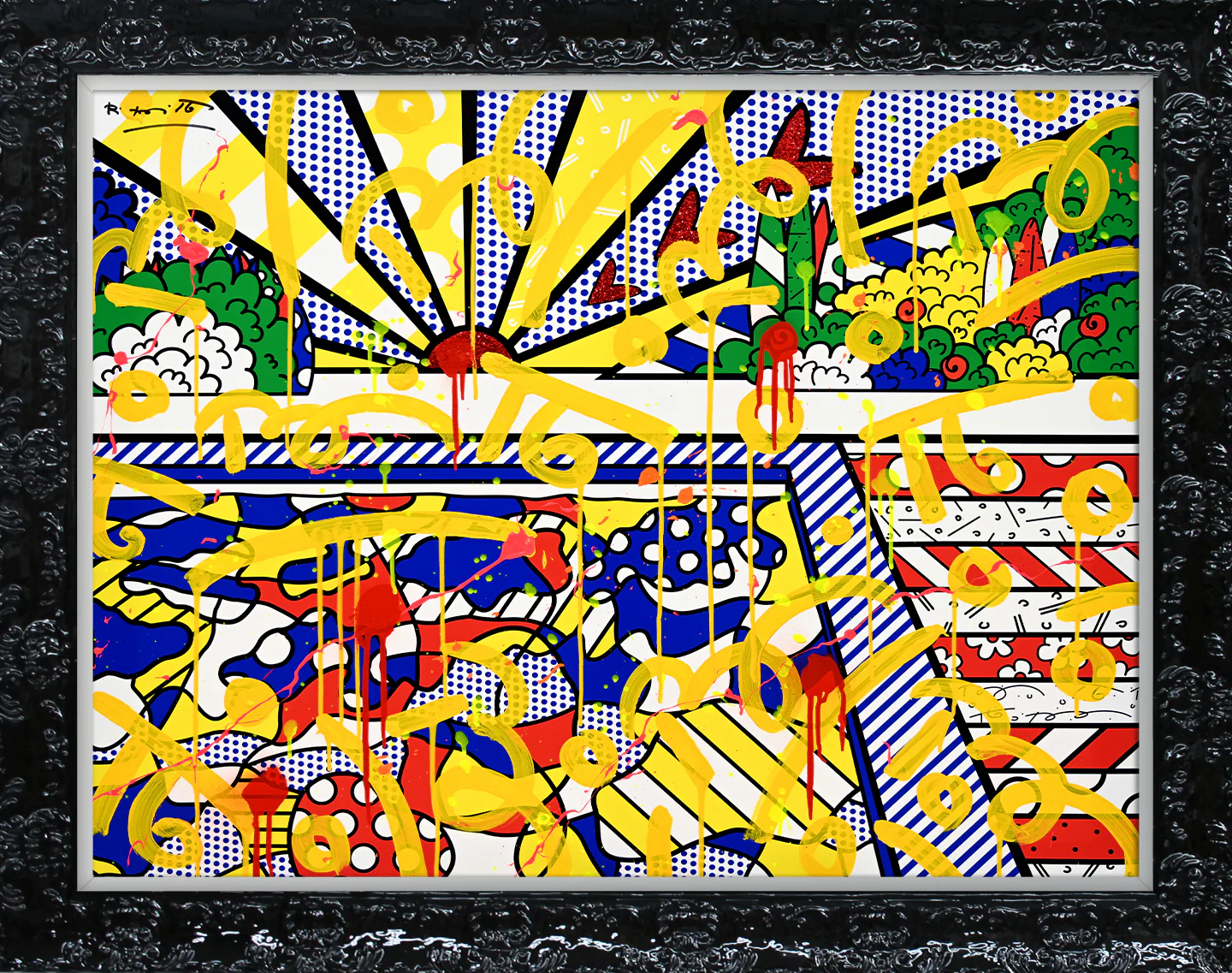 California Pool - Mixed Media Original - Image 19