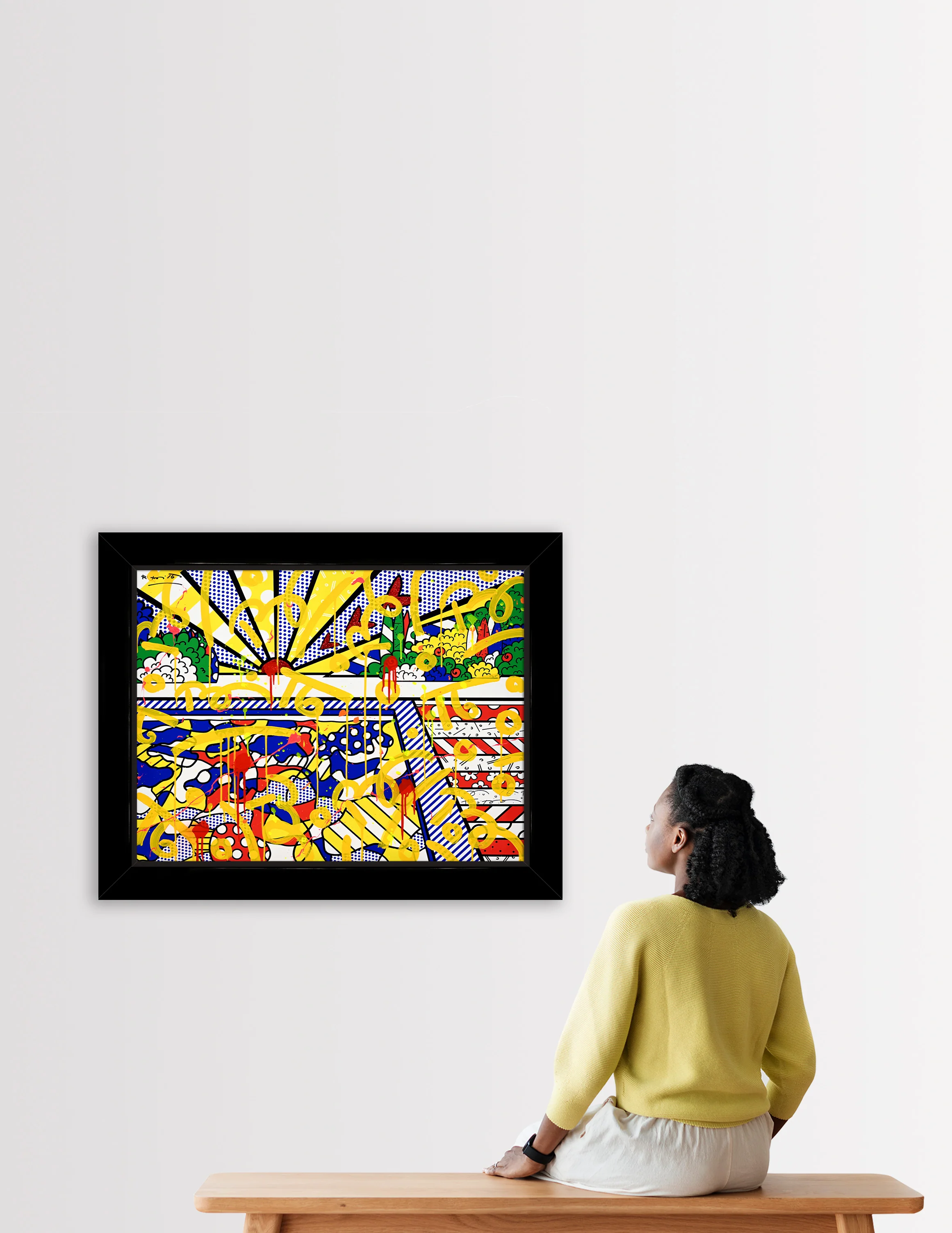 California Pool - Mixed Media Original - Image 22