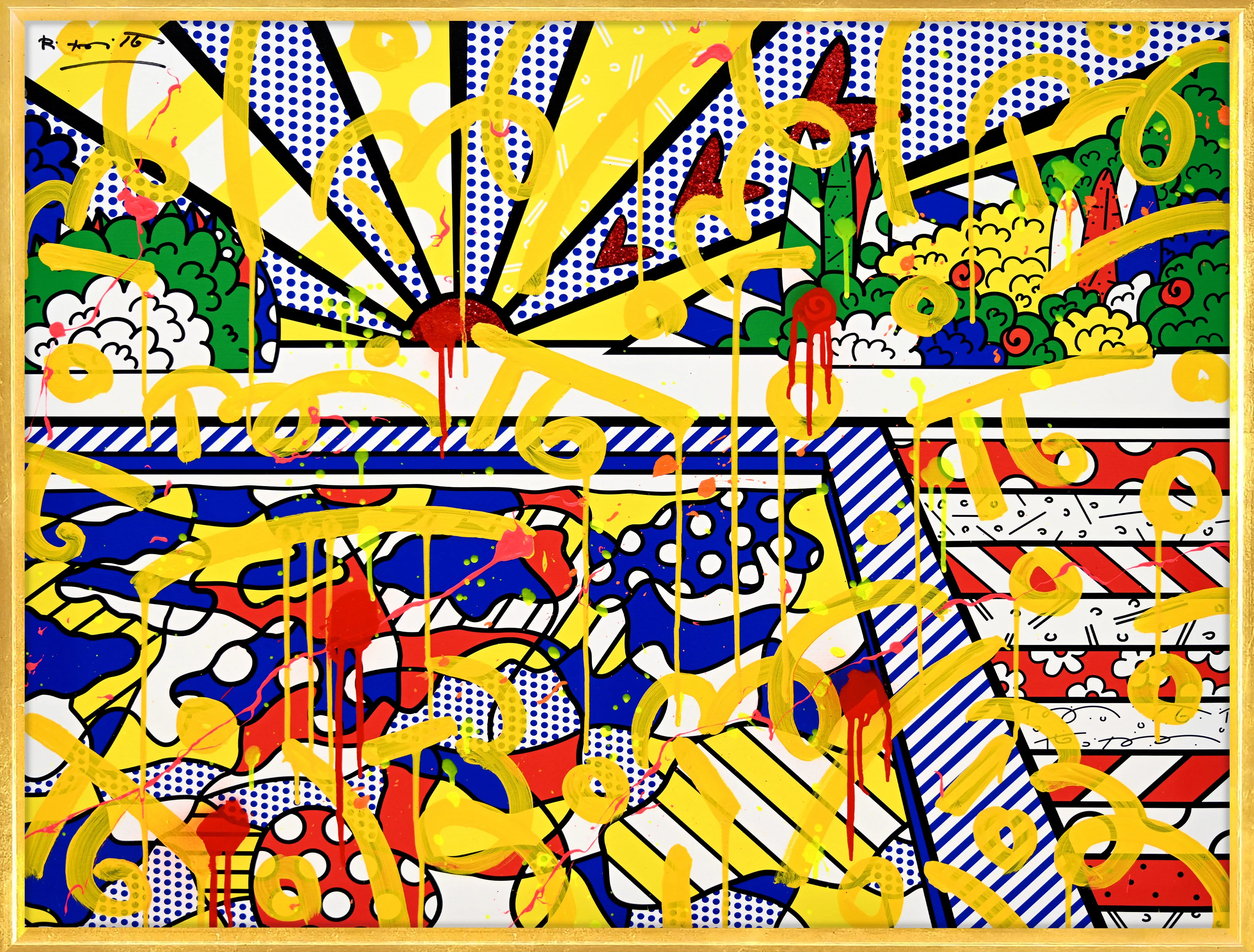 California Pool - Mixed Media Original - Image 7