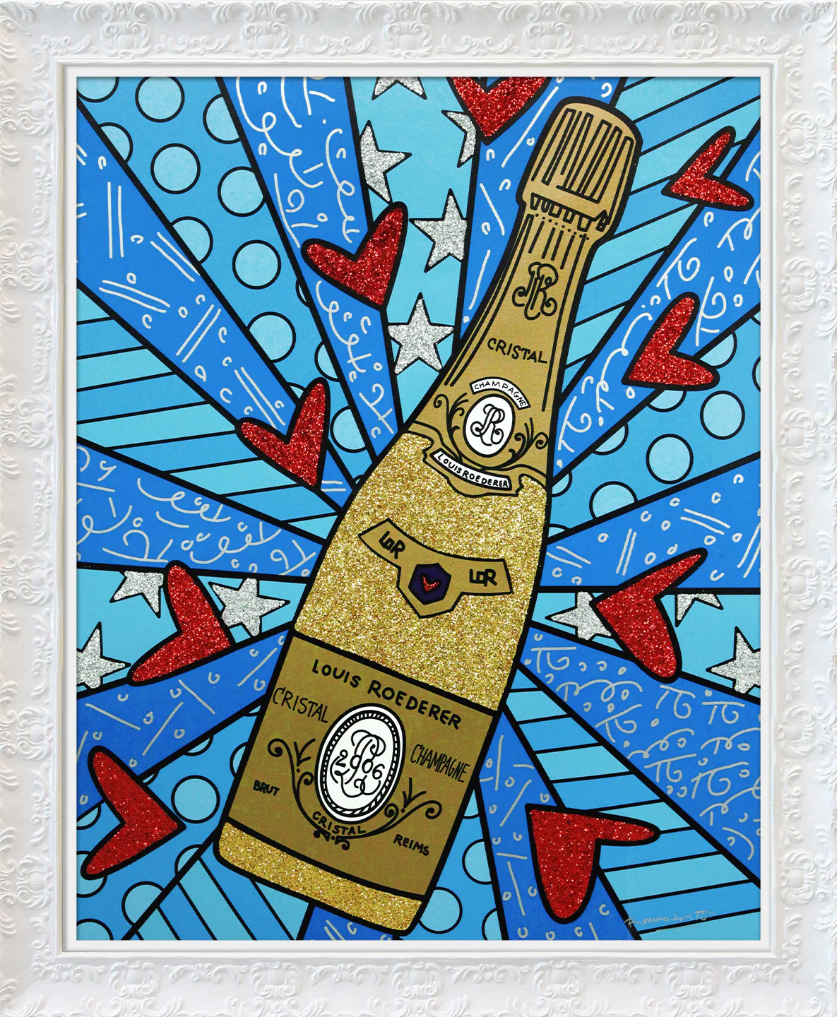 Champagne Wishes & Caviar Dreams (Blue) - Limited Edition Print - Image 17