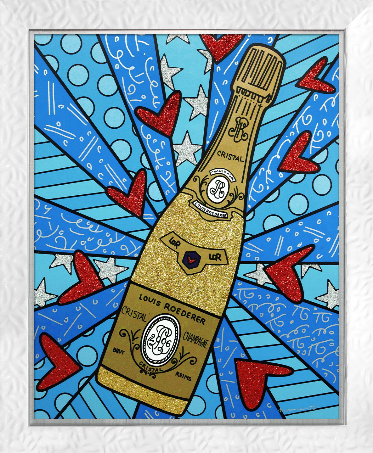 Champagne Wishes & Caviar Dreams (Blue) - Limited Edition Print - Image 19
