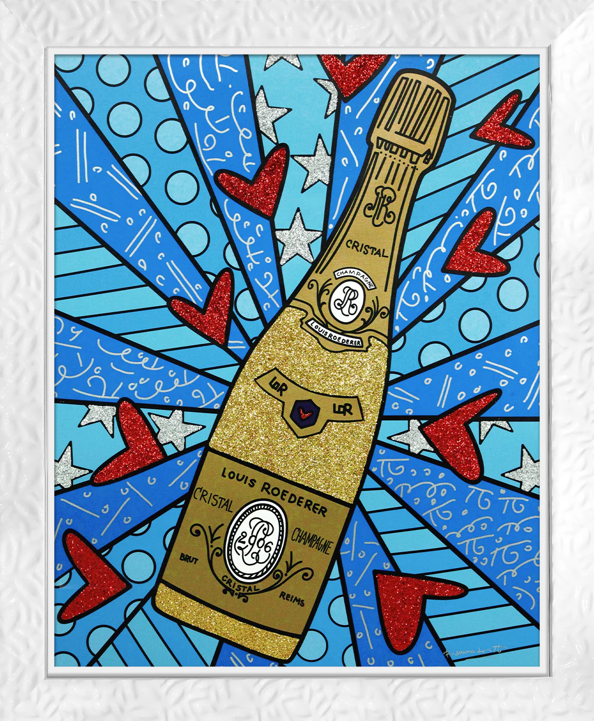 Champagne Wishes & Caviar Dreams (Blue) - Limited Edition Print - Image 20