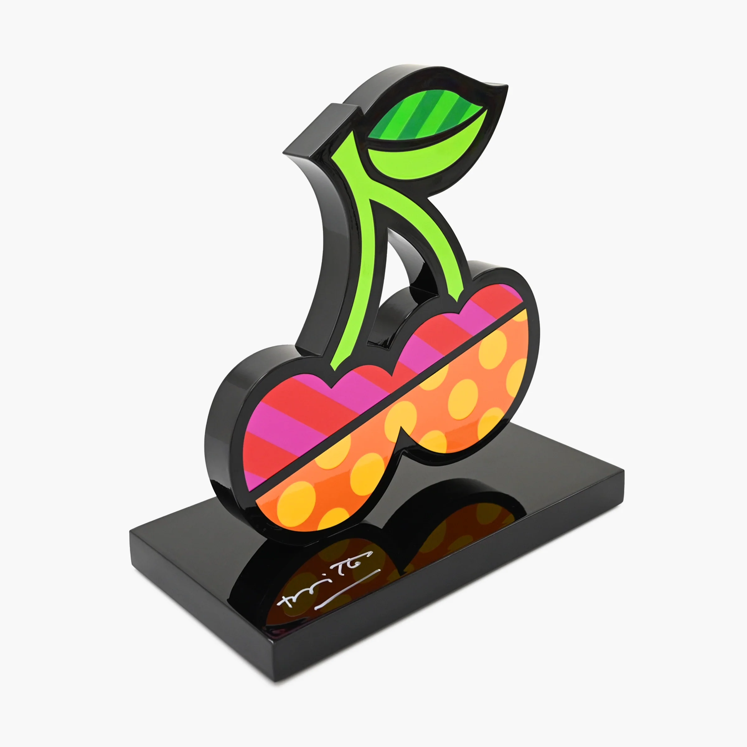 Cherries (Black Base) - Limited Edition Sculpture - Image 2