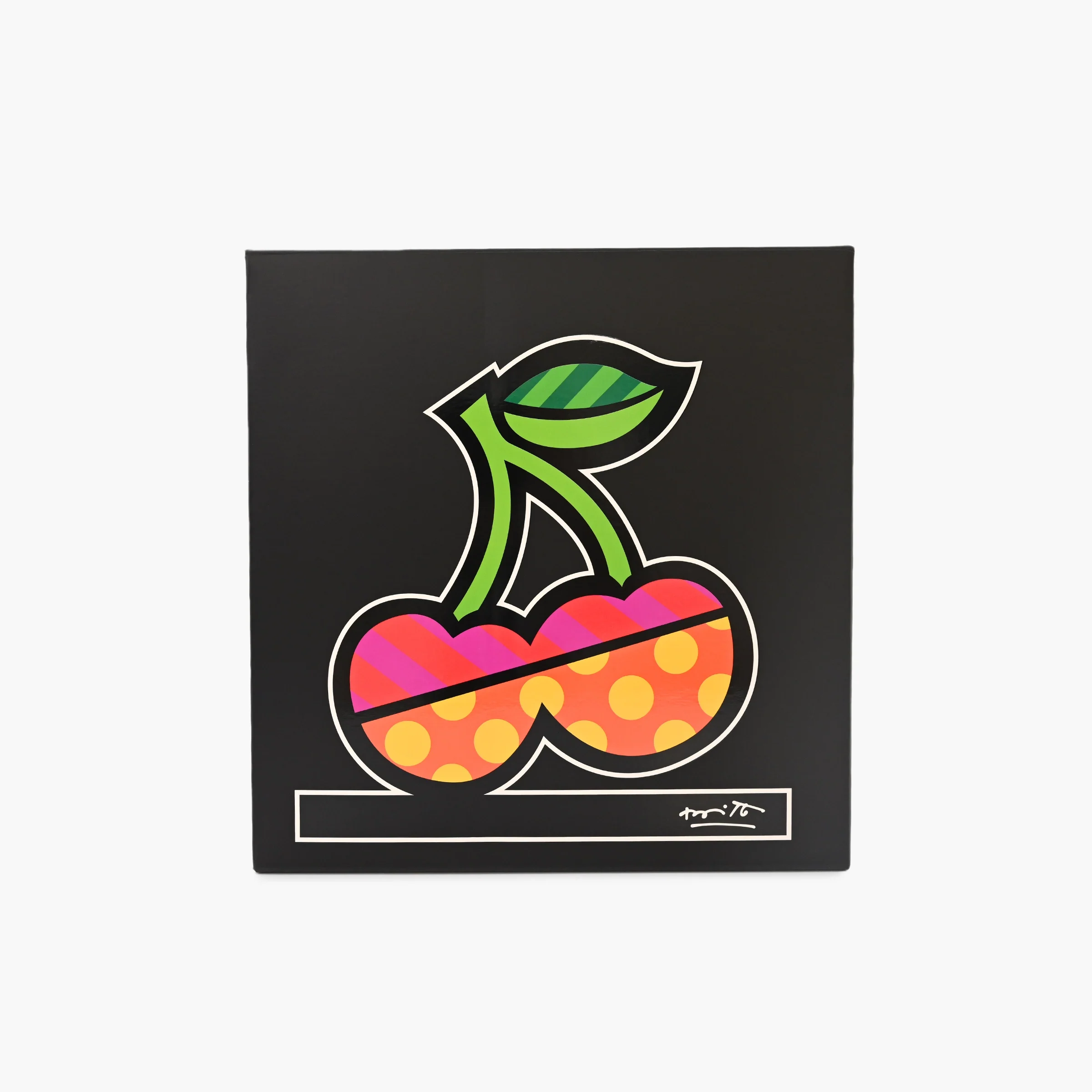 Cherries (Black Base) - Limited Edition Sculpture - Image 7