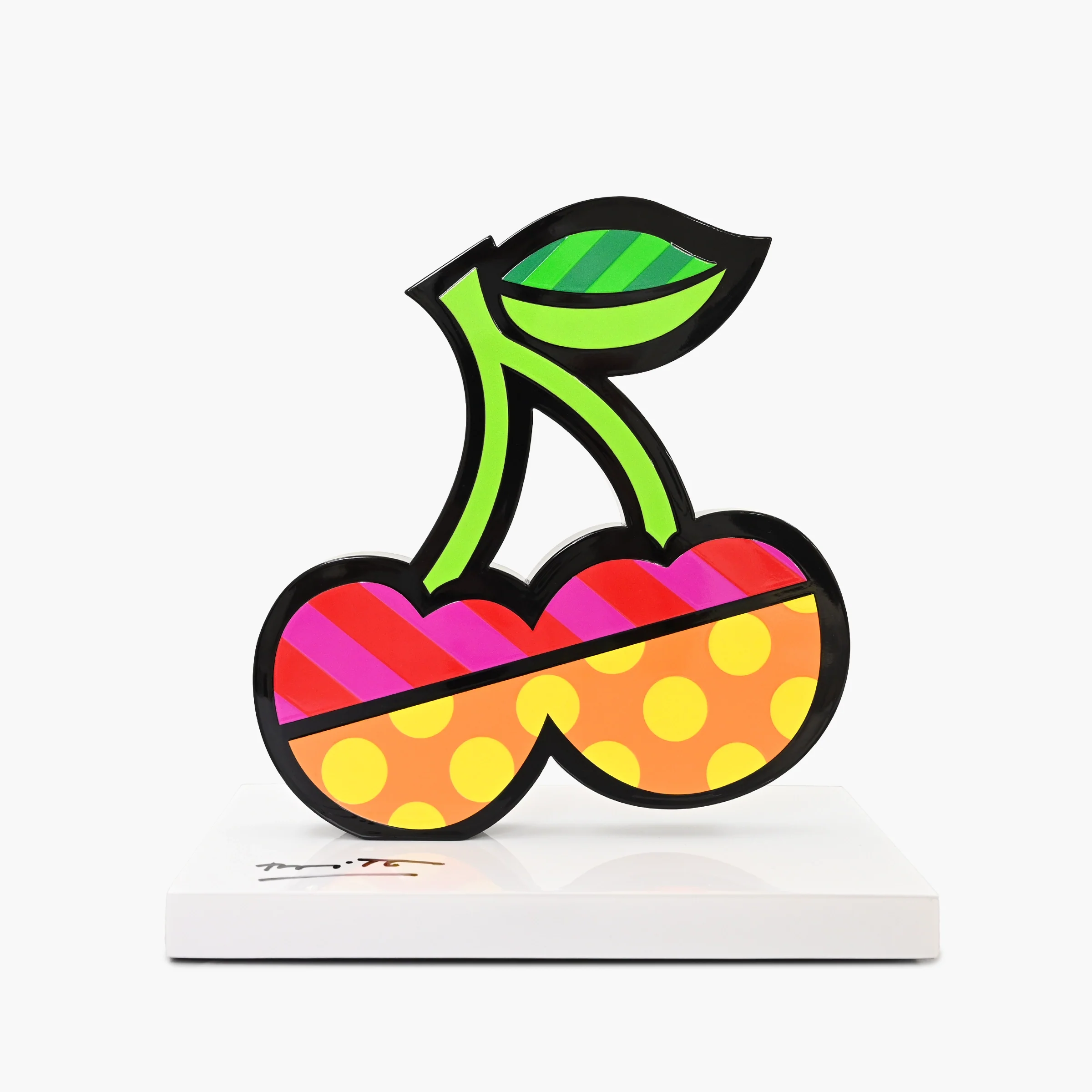 Cherries (White Base) - Limited Edition Sculpture