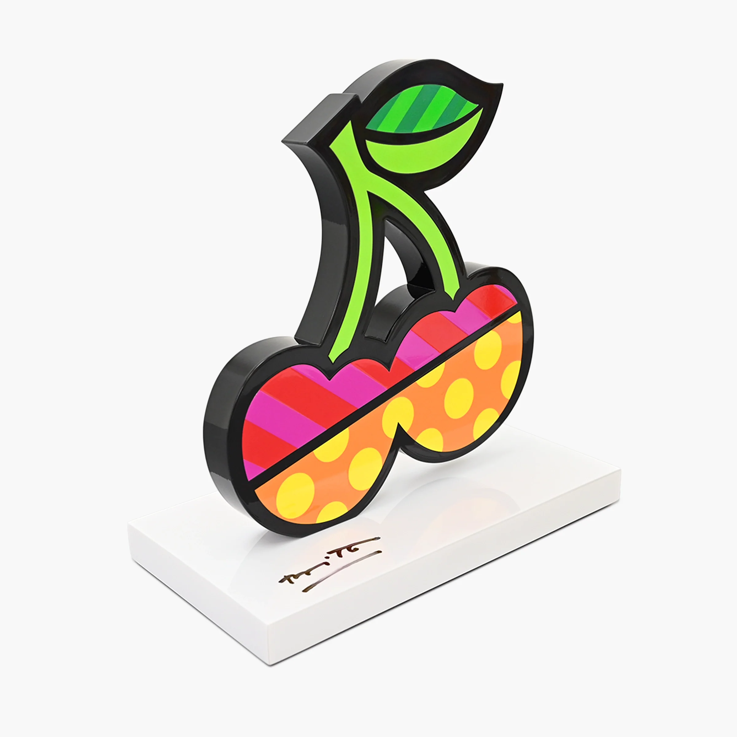 Cherries (White Base) - Limited Edition Sculpture - Image 3