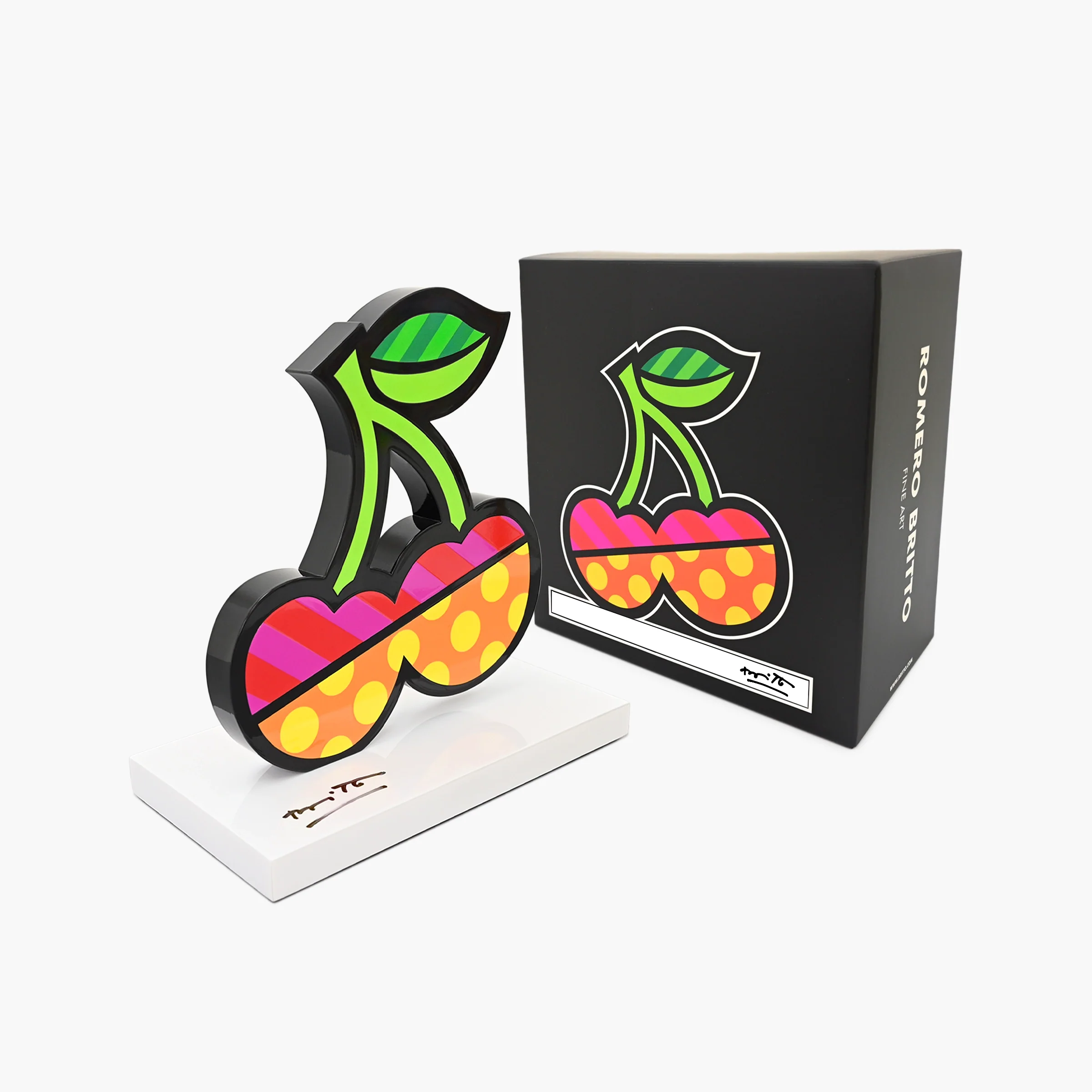 Cherries (White Base) - Limited Edition Sculpture - Image 6