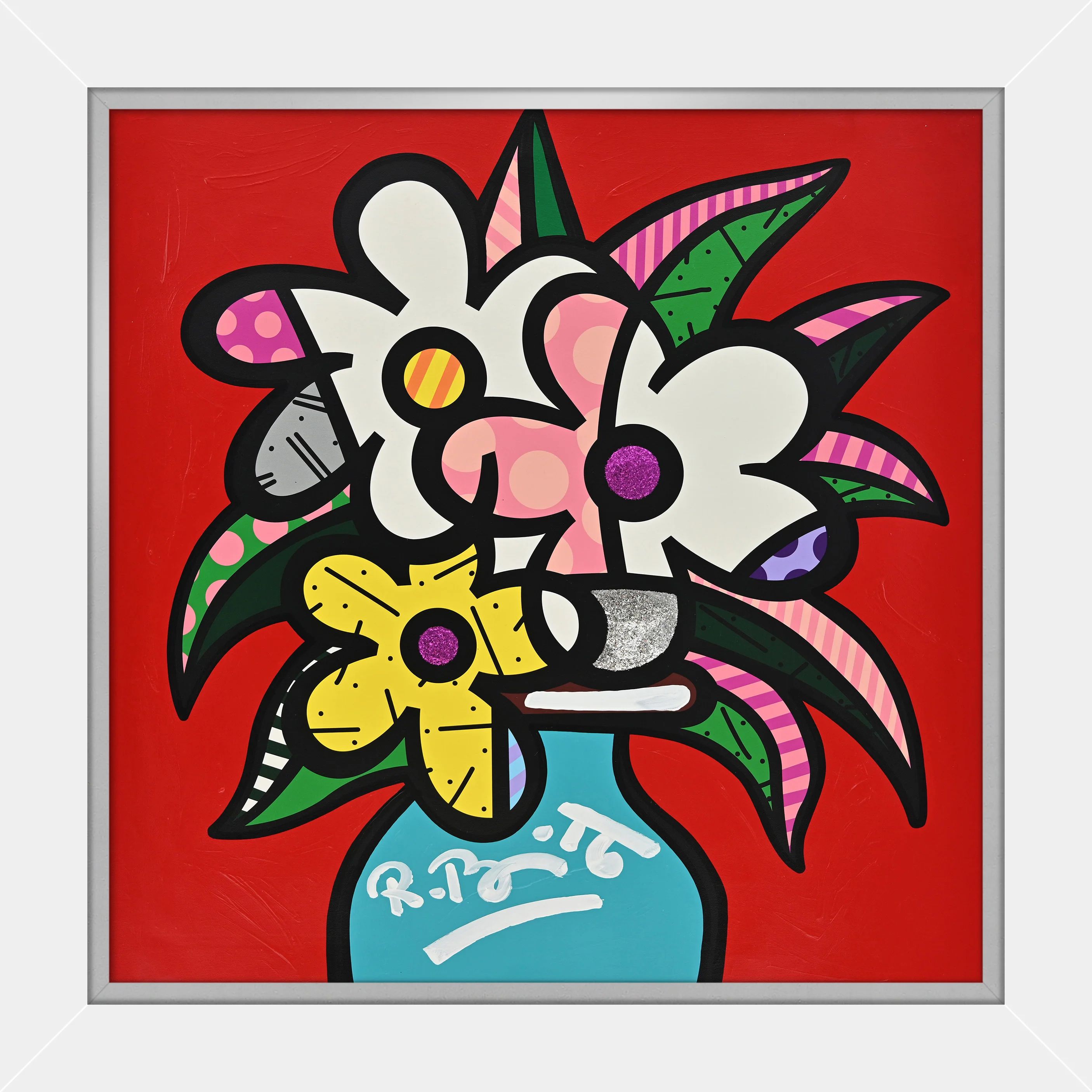 Cheryl's Flowers - Mixed Media Original - Image 16