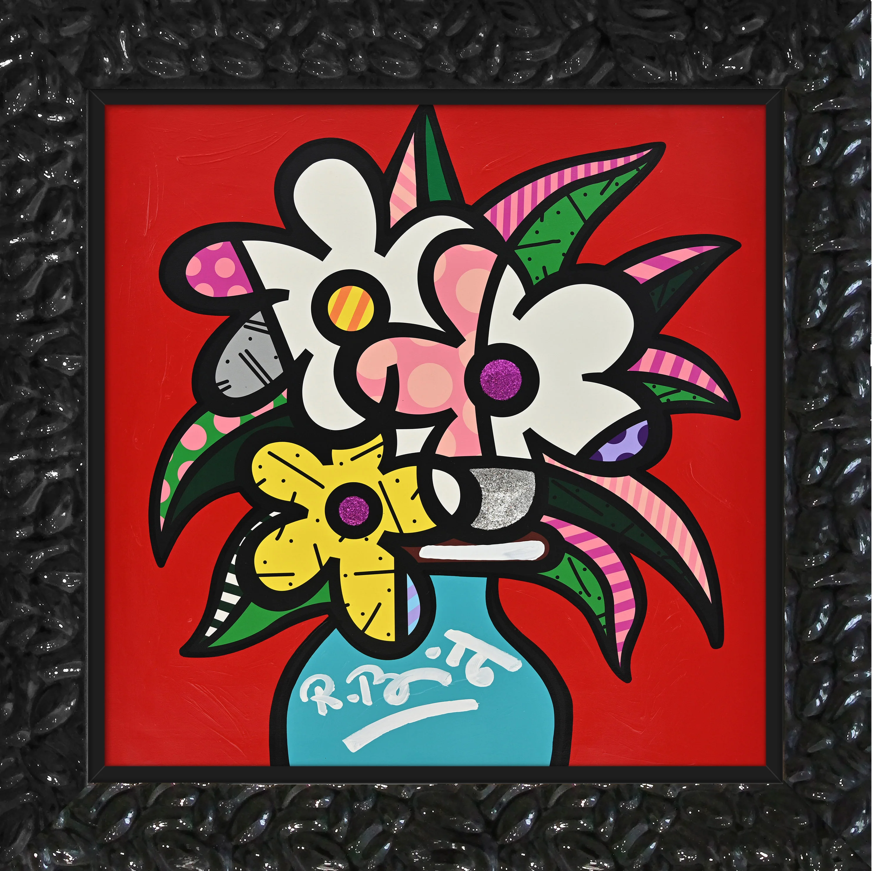 Cheryl's Flowers - Mixed Media Original - Image 2