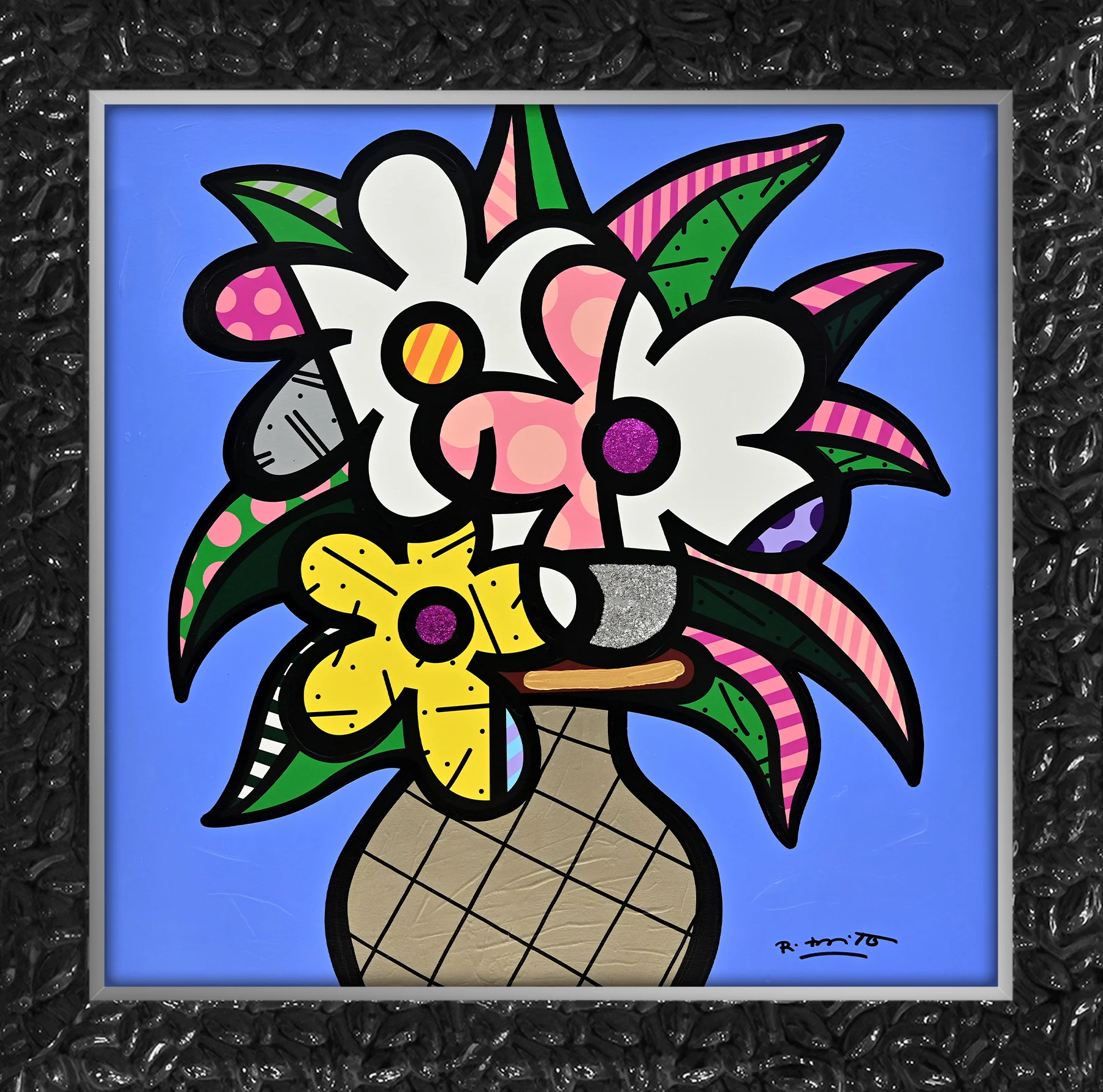 Cheryl's Flowers - Mixed Media Original - Image 10