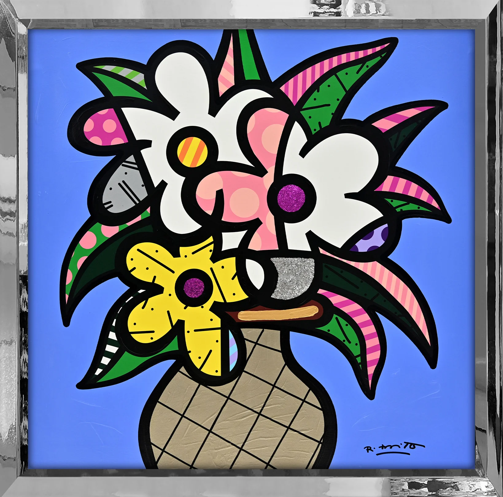 Cheryl's Flowers - Mixed Media Original - Image 11