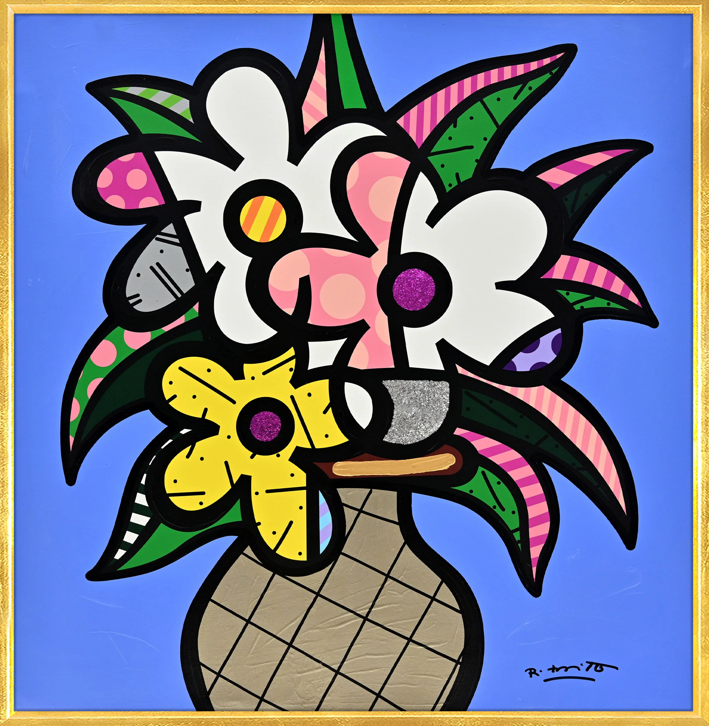 Cheryl's Flowers - Mixed Media Original - Image 12