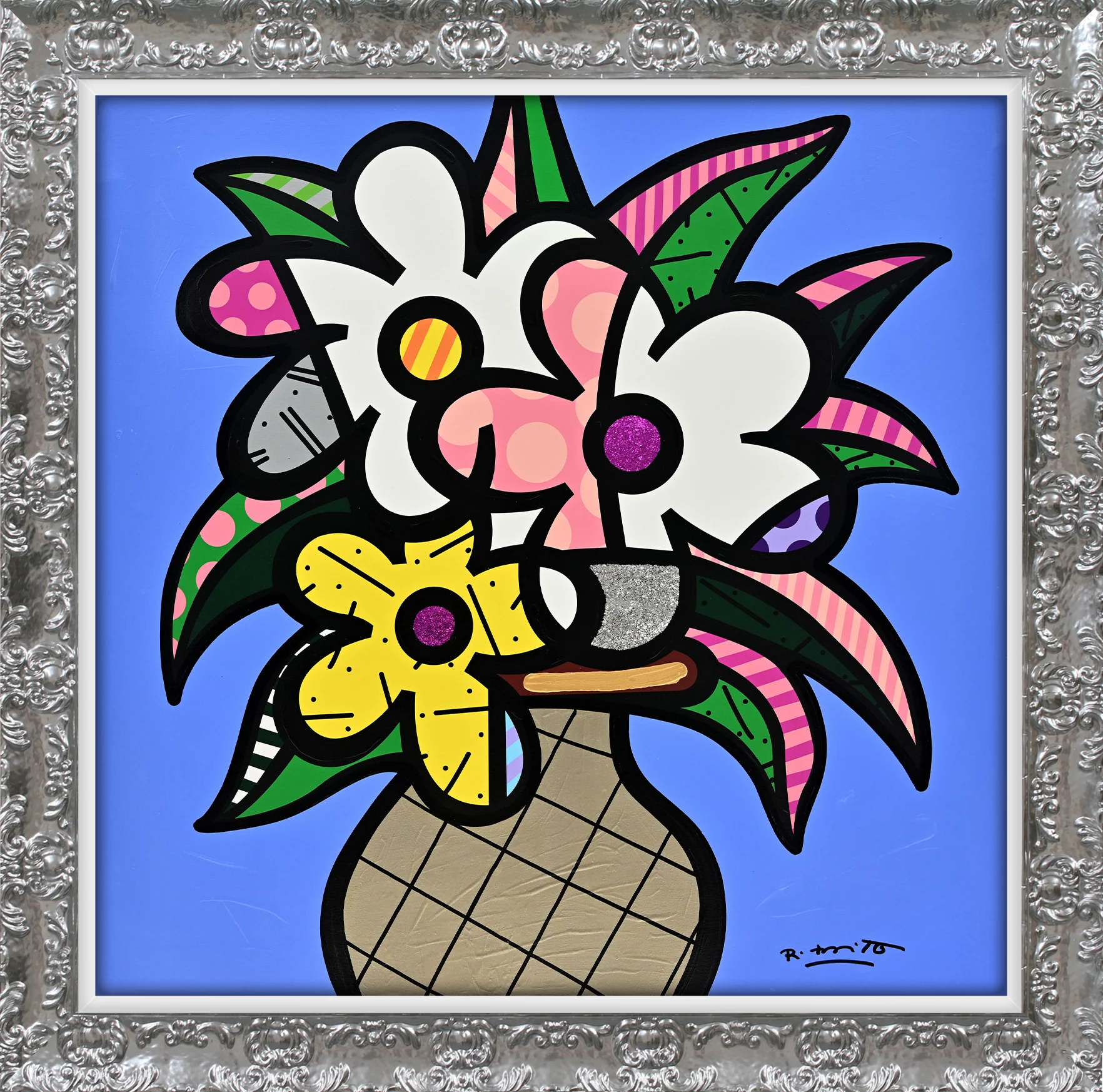 Cheryl's Flowers - Mixed Media Original - Image 14