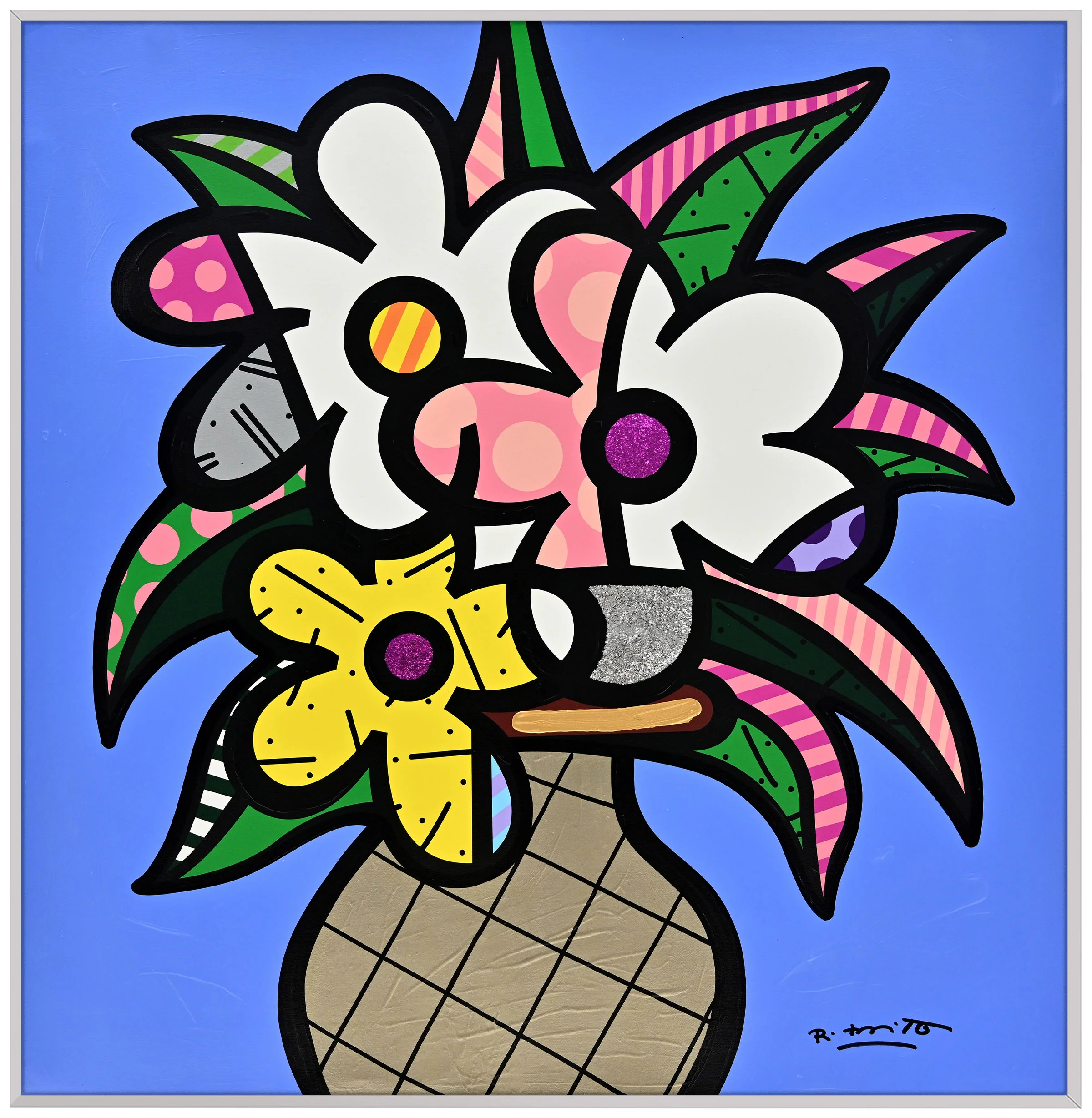 Cheryl's Flowers - Mixed Media Original - Image 15