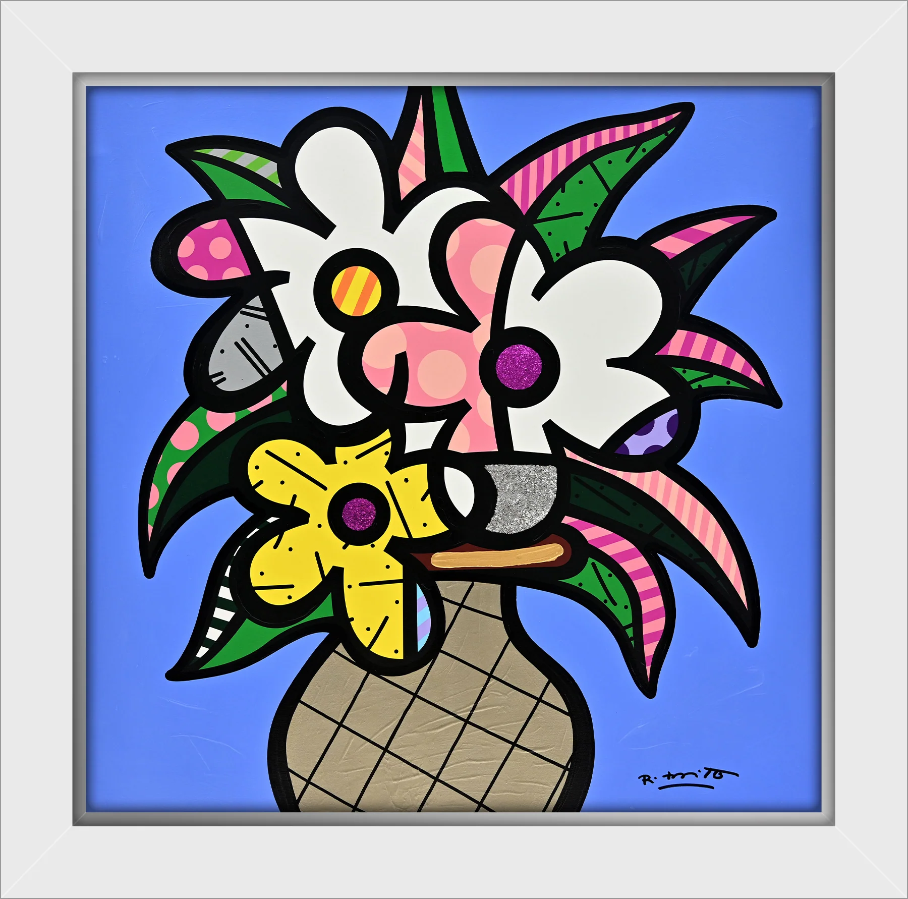 Cheryl's Flowers - Mixed Media Original - Image 16