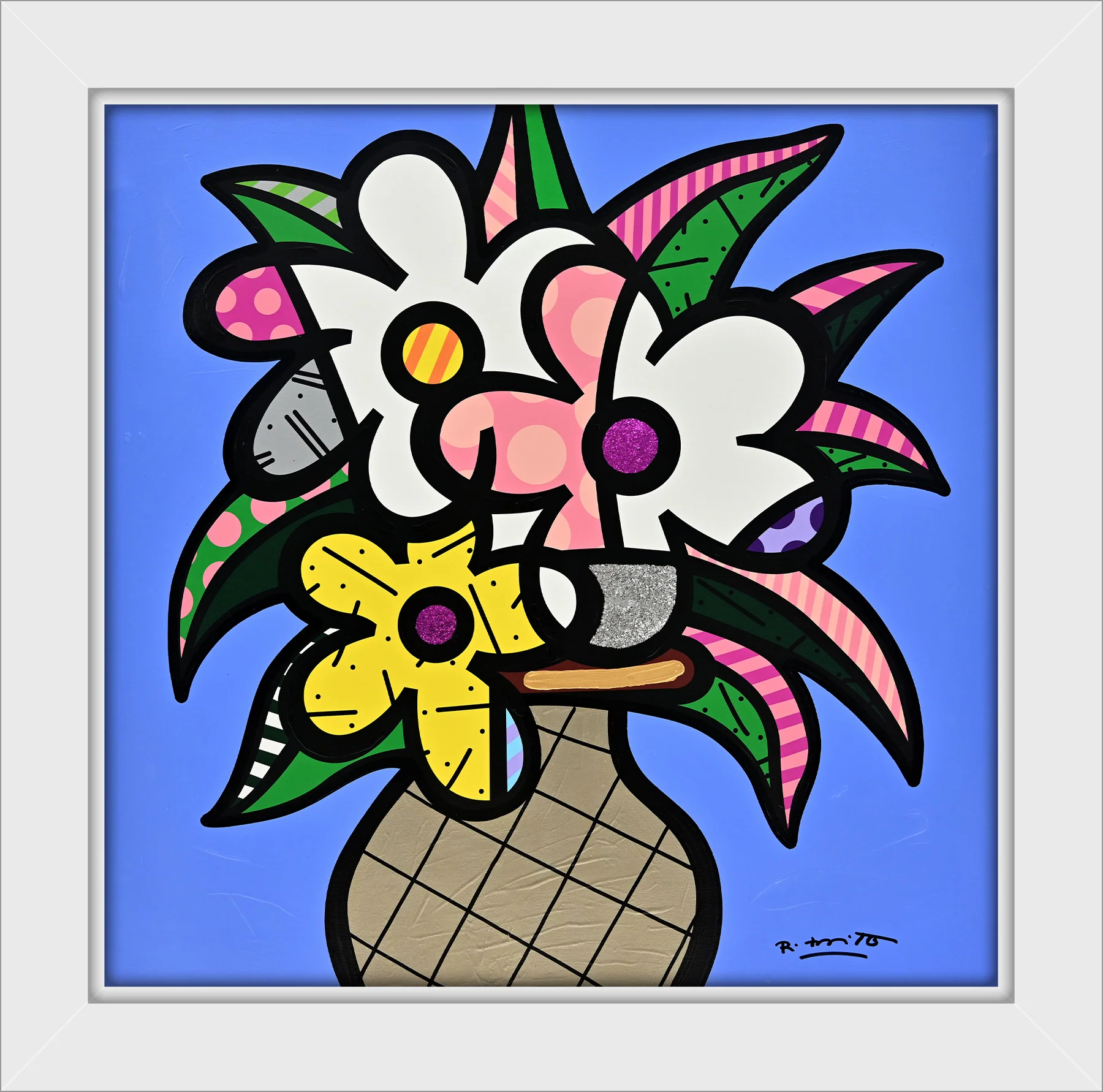Cheryl's Flowers - Mixed Media Original - Image 17