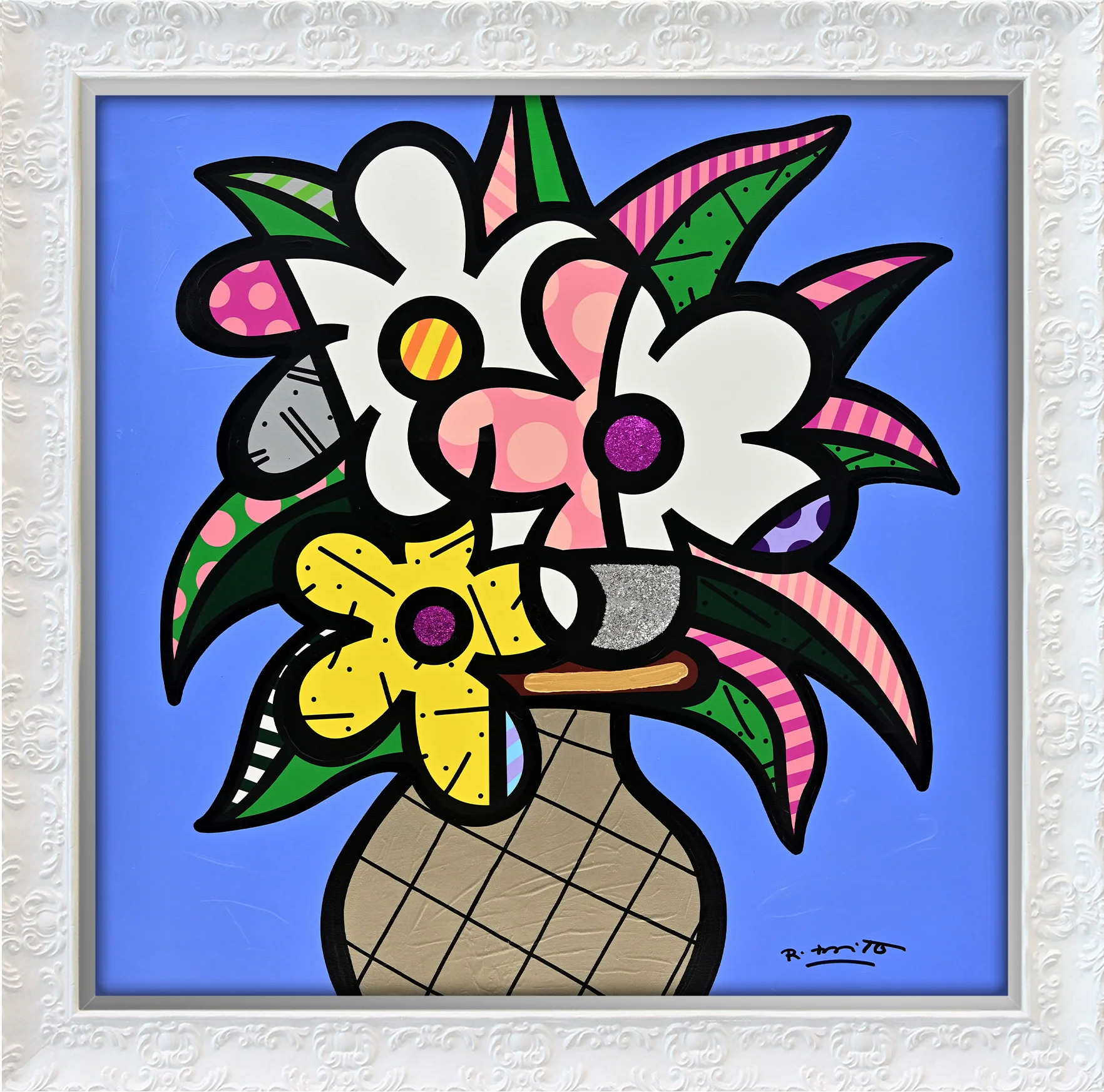 Cheryl's Flowers - Mixed Media Original - Image 18