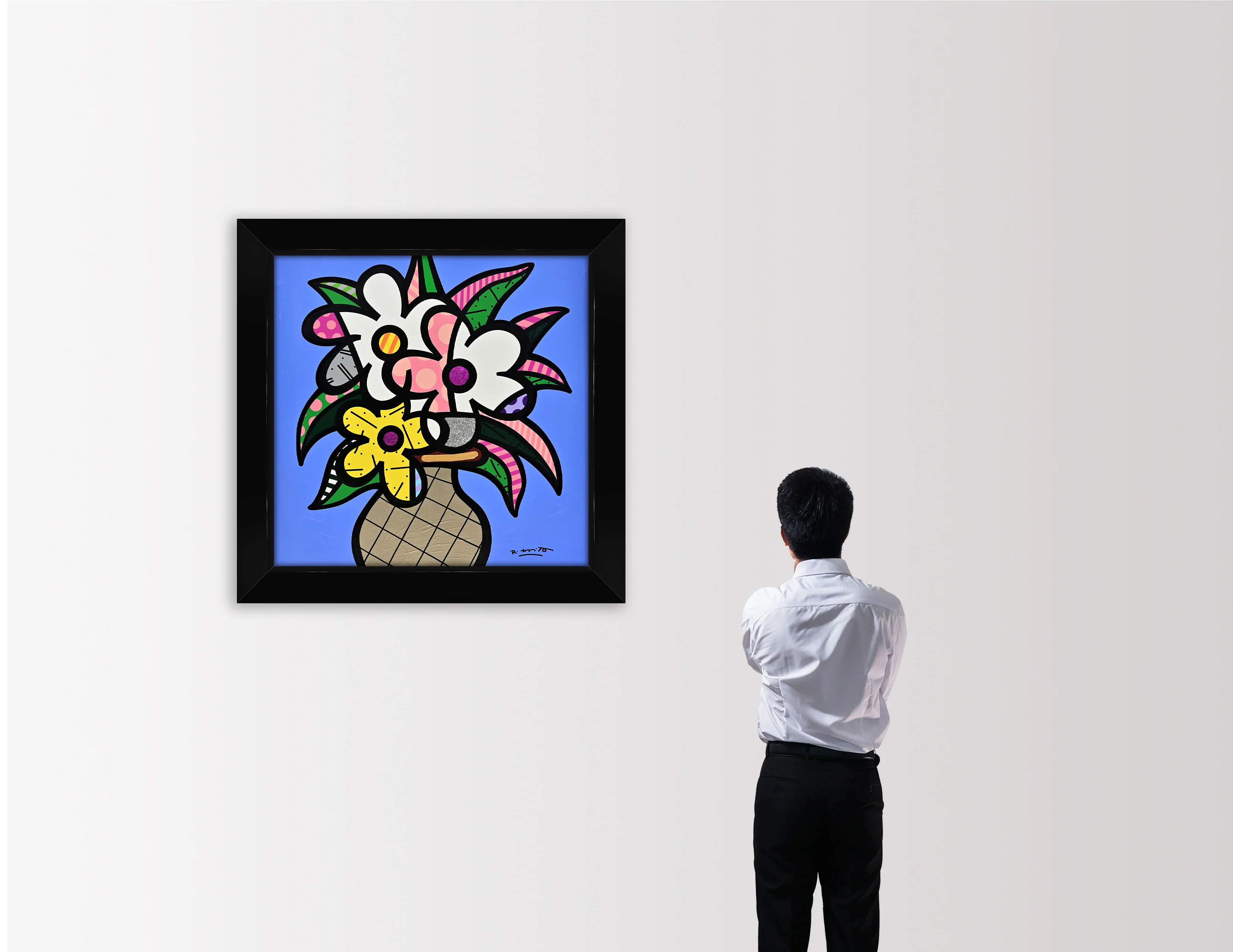 Cheryl's Flowers - Mixed Media Original - Image 3