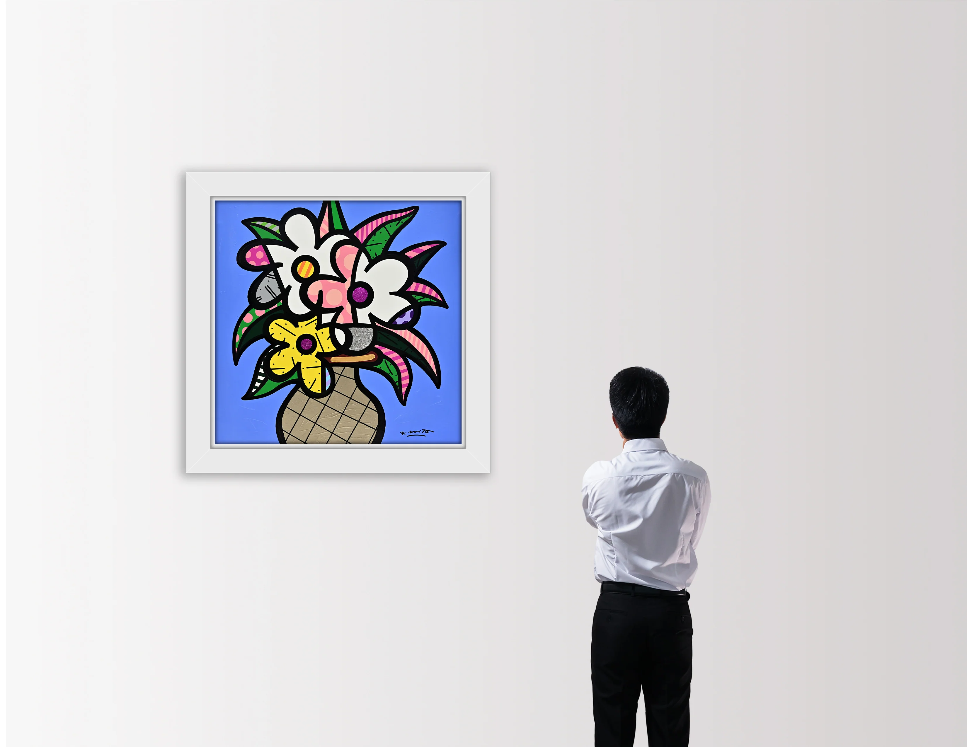 Cheryl's Flowers - Mixed Media Original - Image 4