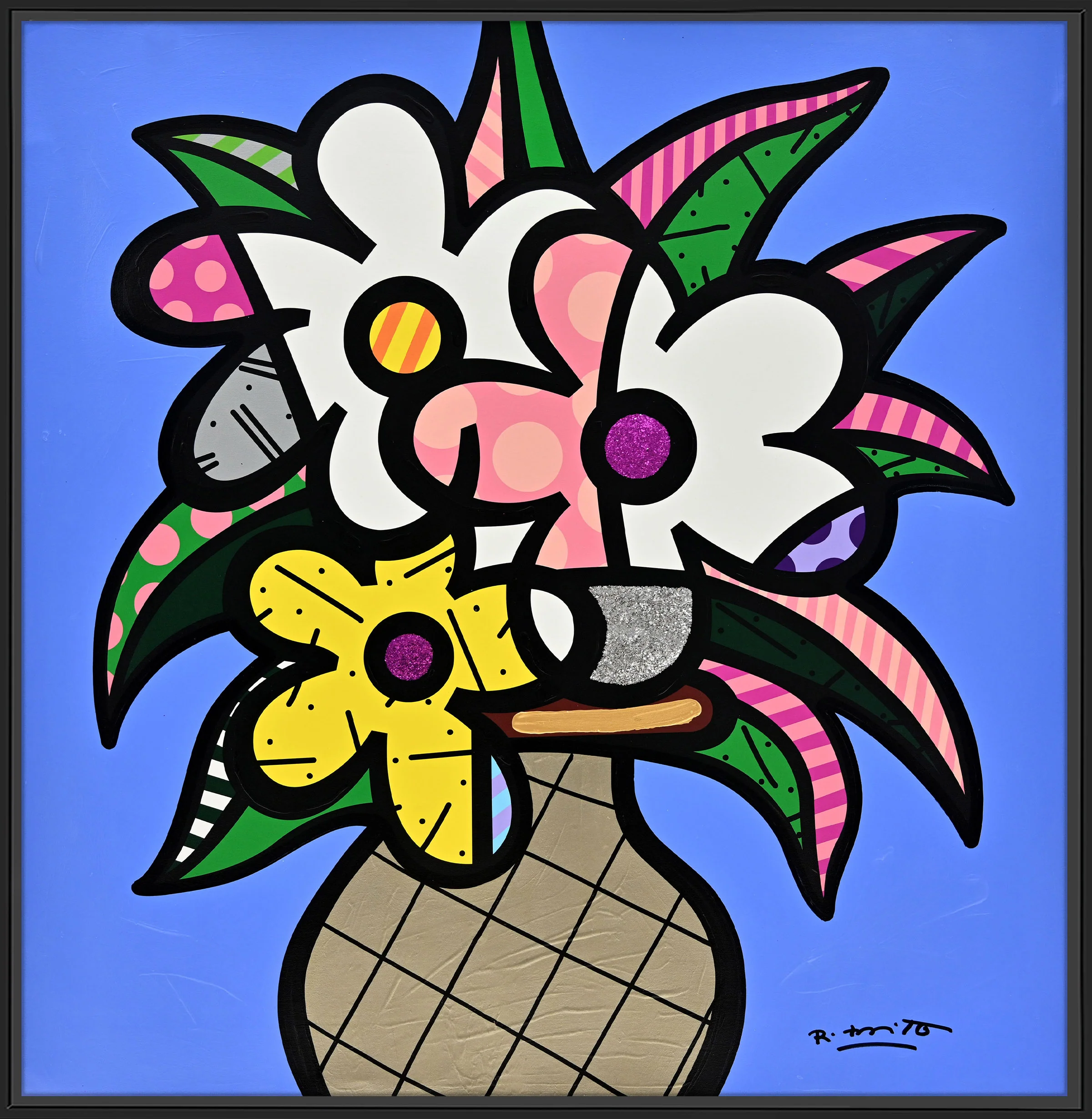 Cheryl's Flowers - Mixed Media Original - Image 5