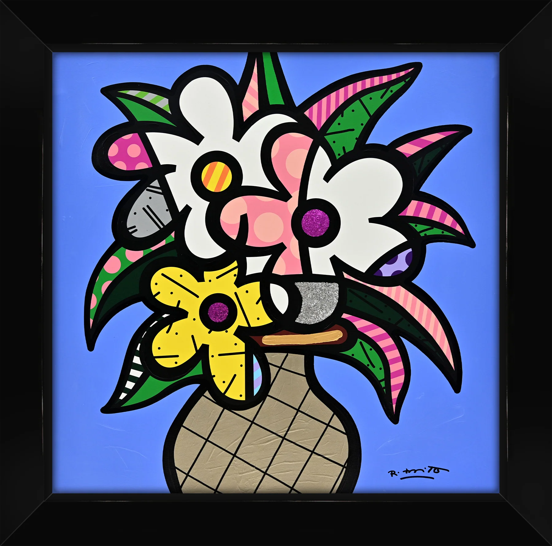 Cheryl's Flowers - Mixed Media Original - Image 6