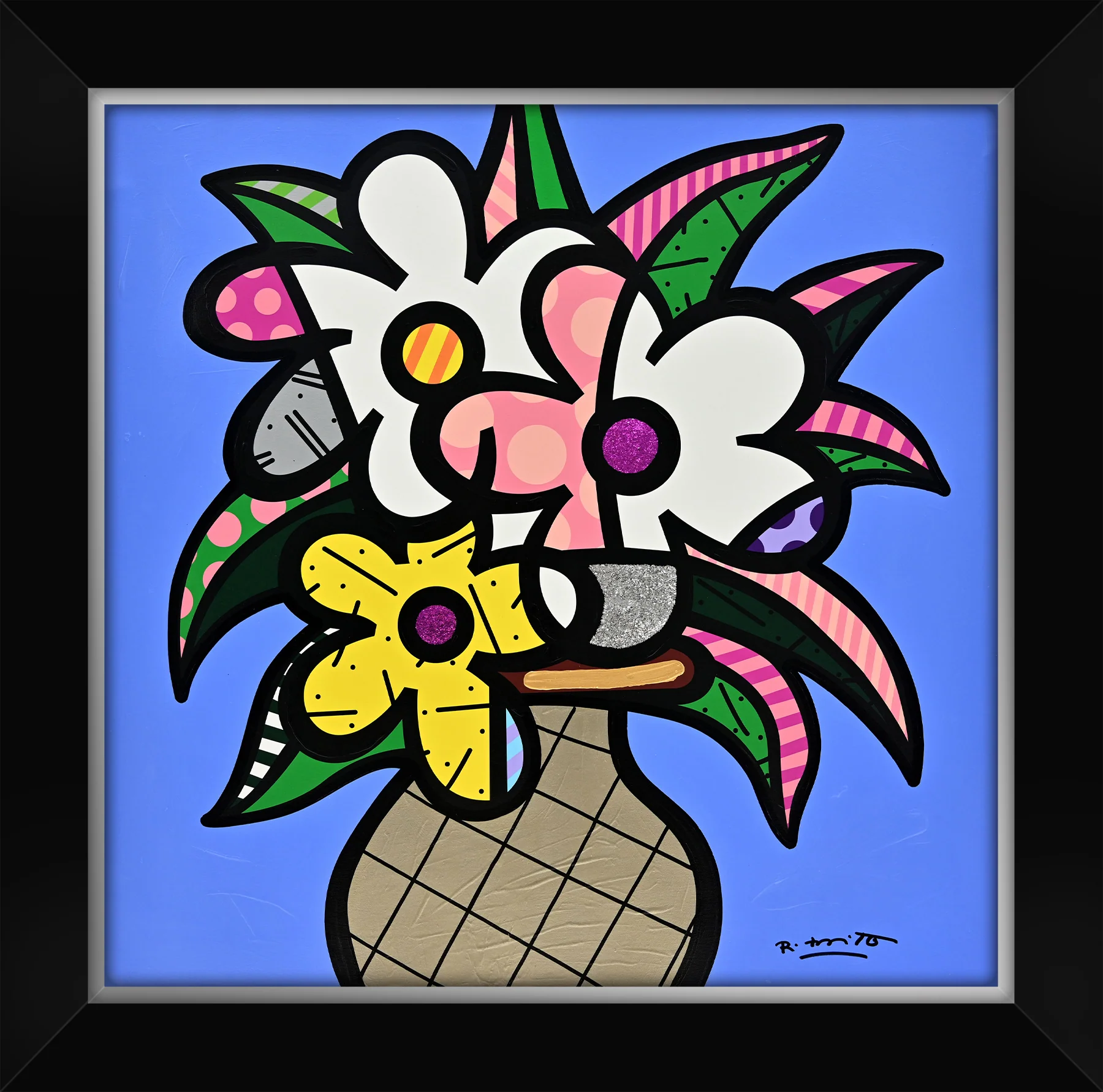 Cheryl's Flowers - Mixed Media Original - Image 7