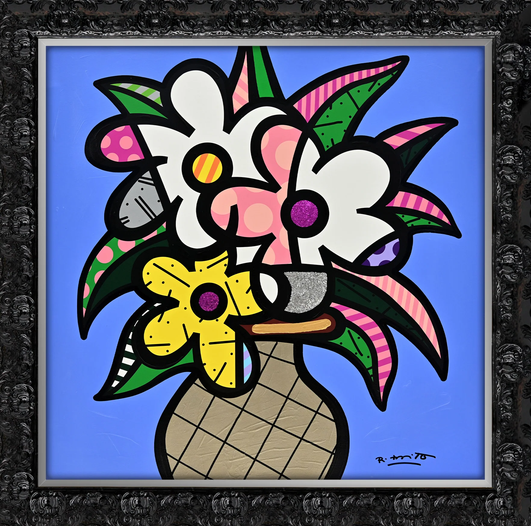 Cheryl's Flowers - Mixed Media Original - Image 8