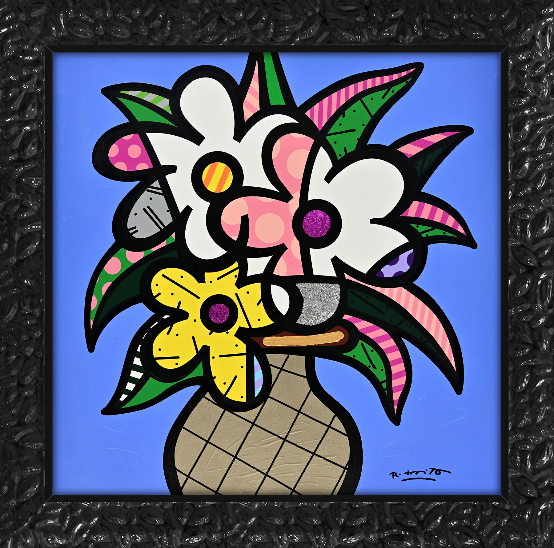 Cheryl's Flowers - Mixed Media Original - Image 9