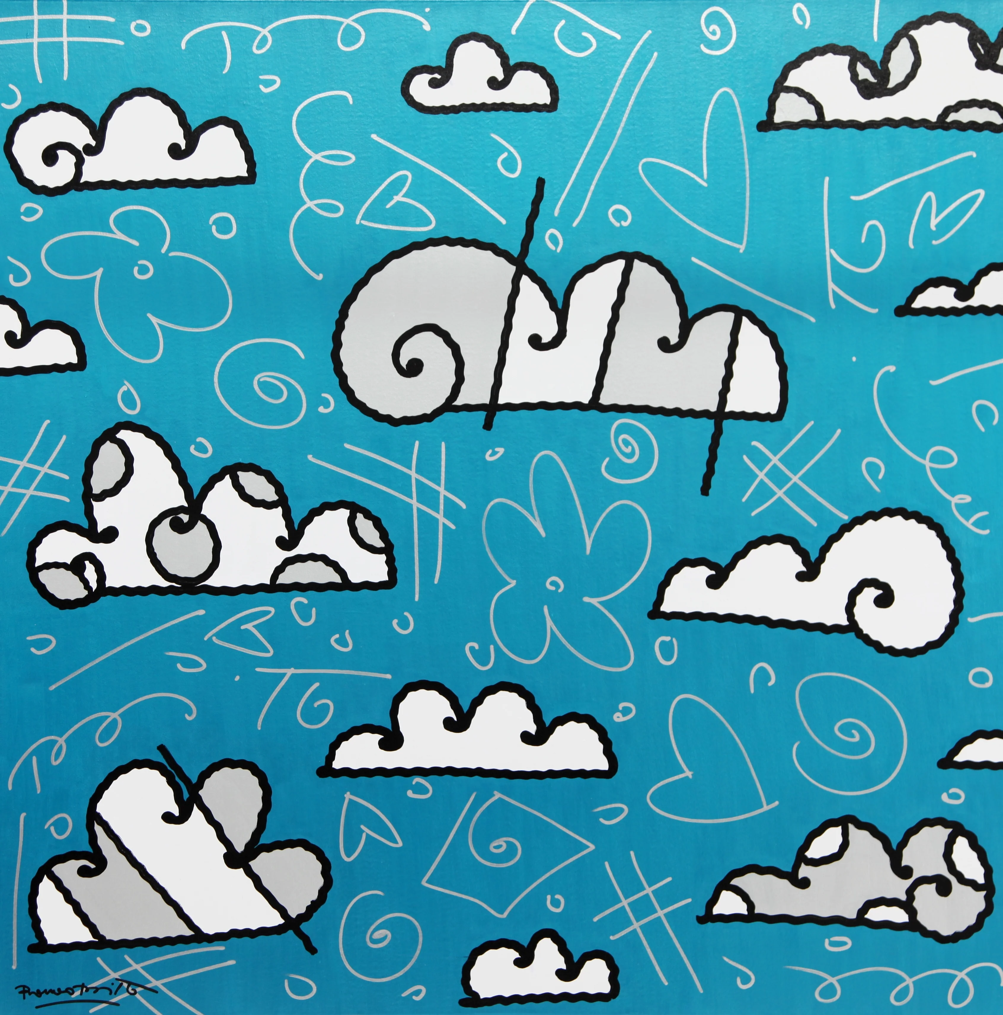 CLOUDS -  Original Painting