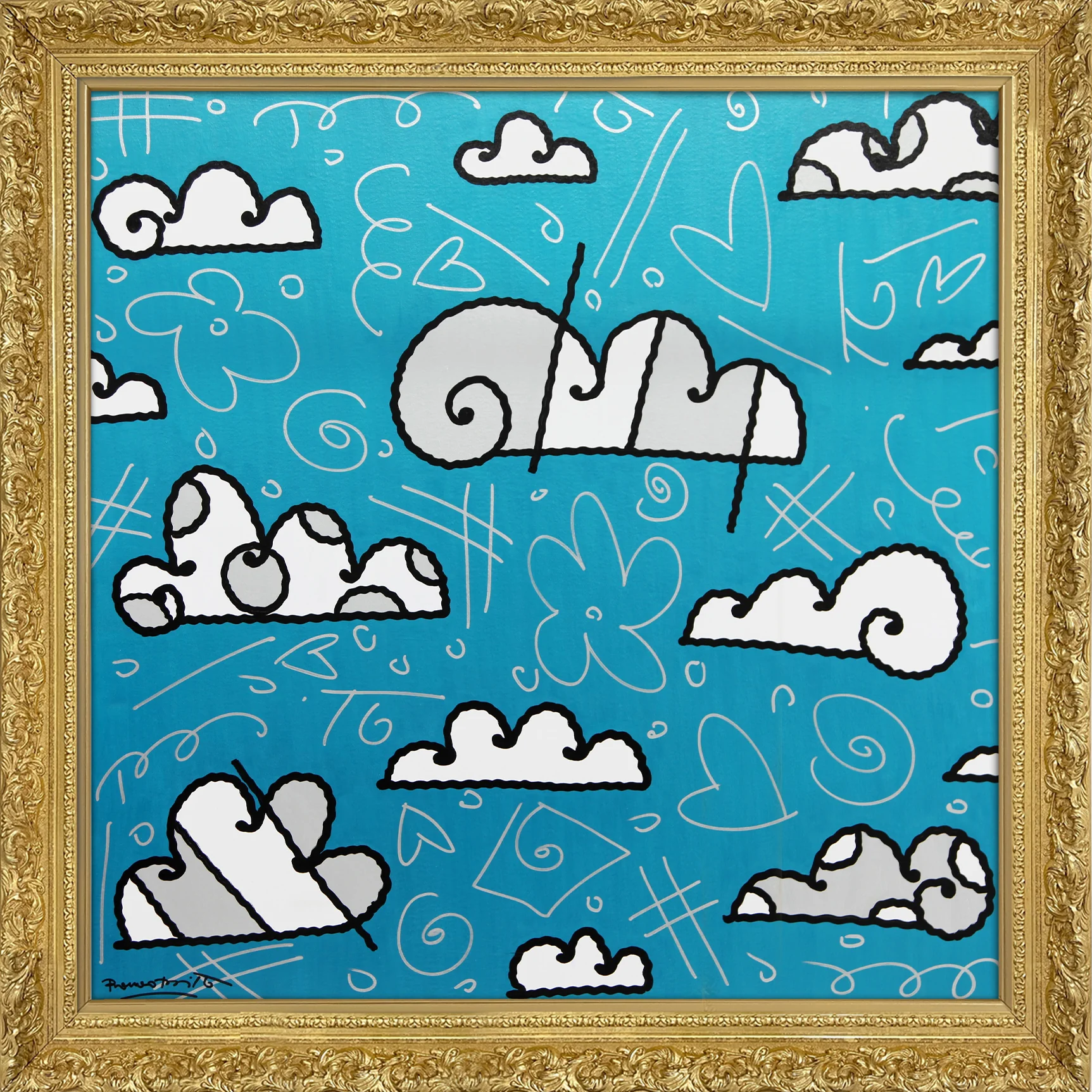 CLOUDS -  Original Painting - Image 11