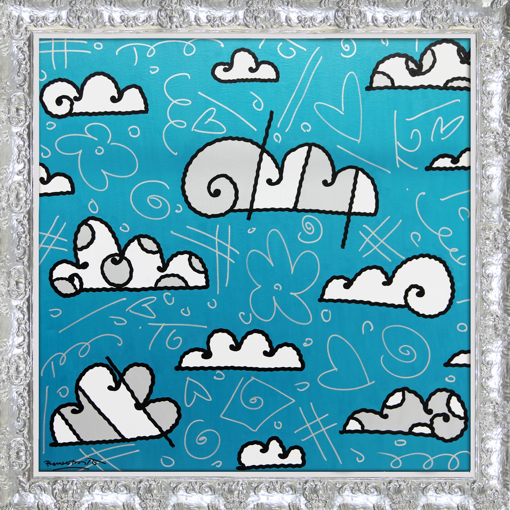 CLOUDS -  Original Painting - Image 12