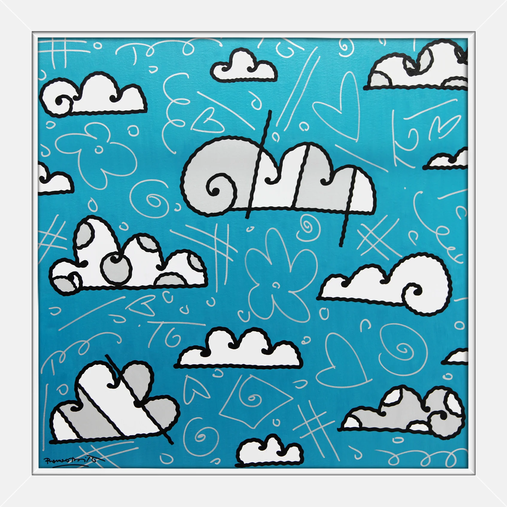 CLOUDS -  Original Painting - Image 14