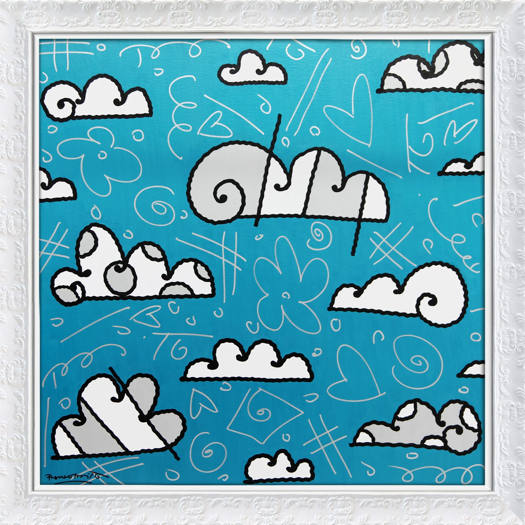 CLOUDS -  Original Painting - Image 16